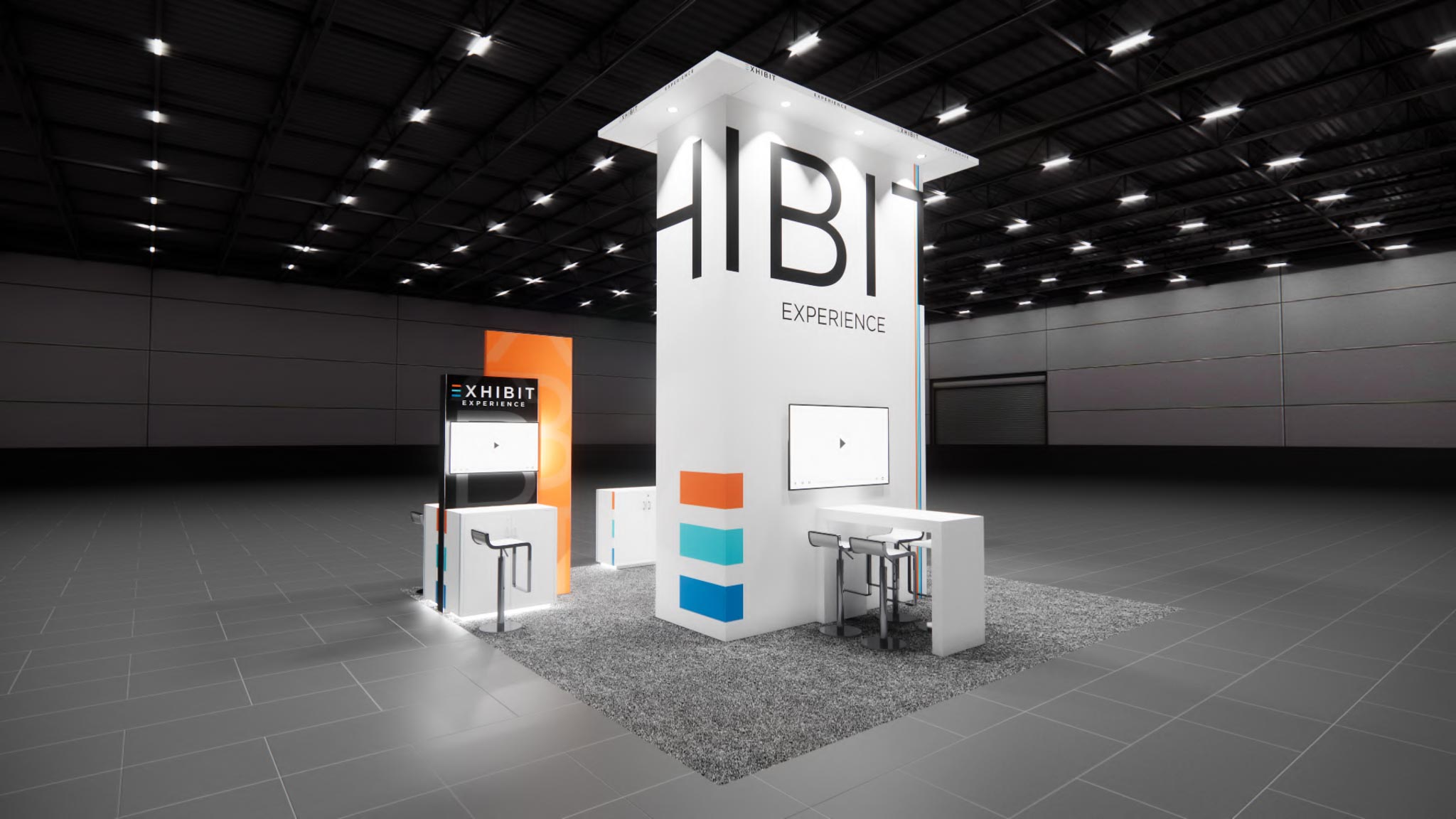 Affordable 20×20 Island Booth Rental