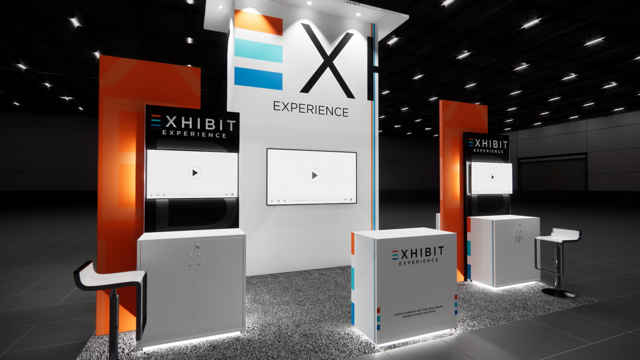 Affordable 20×20 Island Booth Rental