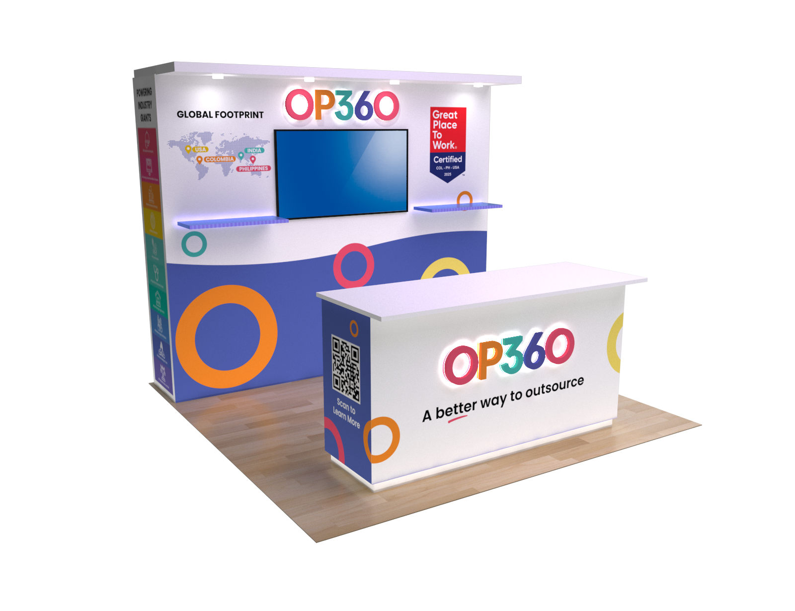 10 x 10 Trade Show Exhibit Booth Rental