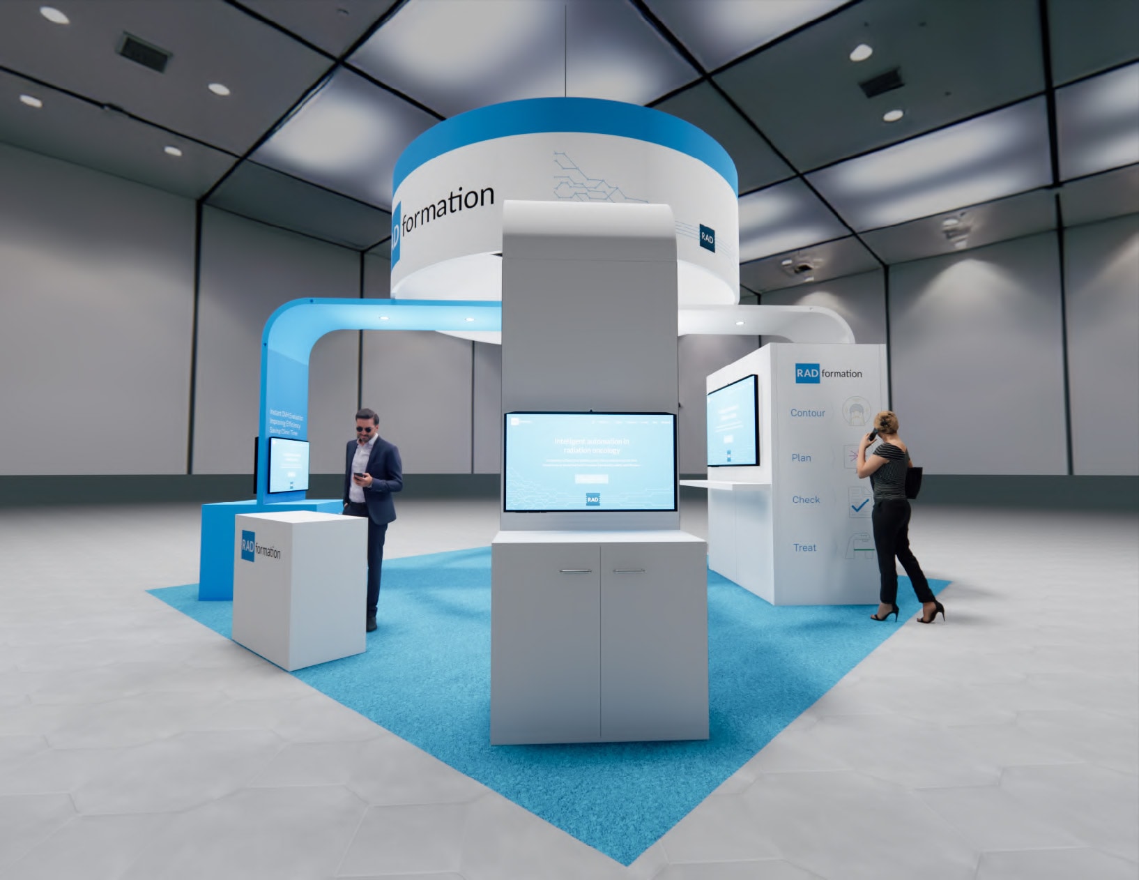 LDI trade show booth - 20 x 20 trade show display