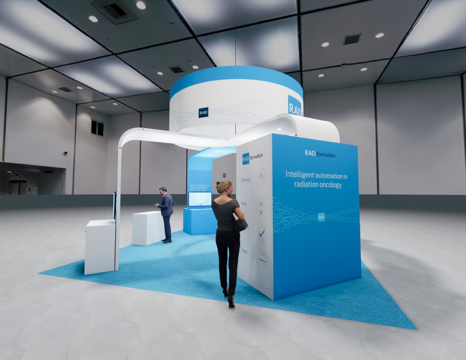 LDI trade show booth - 20 x 20 trade show display