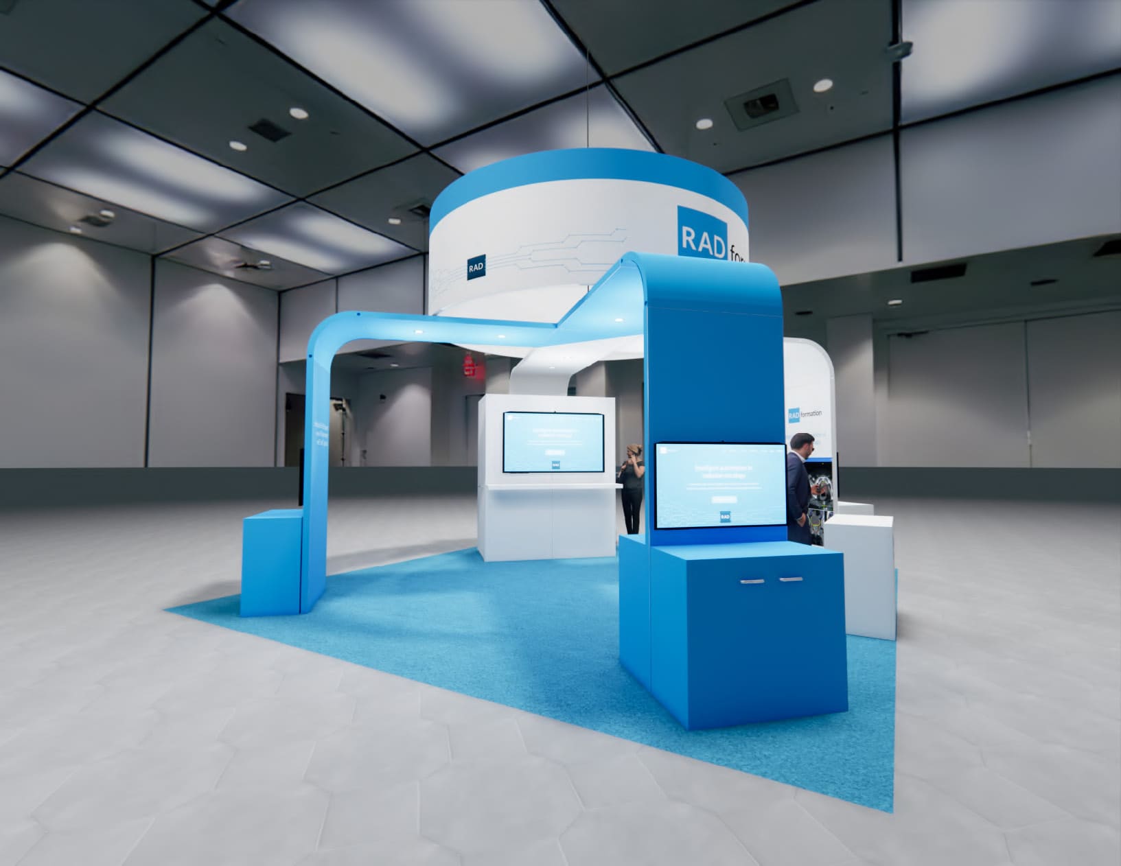 LDI trade show booth - 20 x 20 trade show display