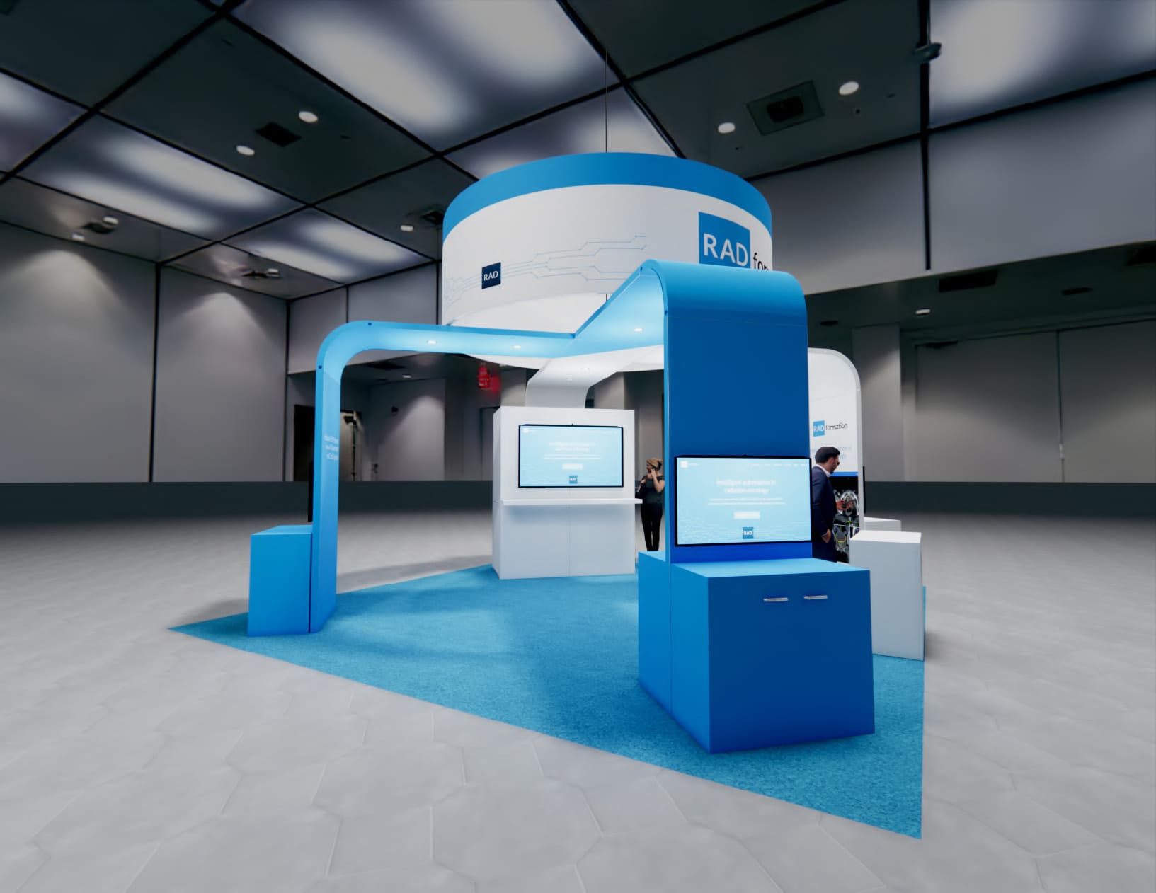 LDI trade show booth - 20 x 20 trade show display