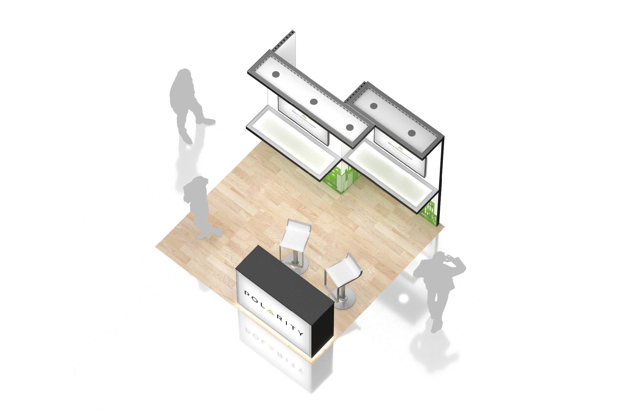 10 x 10 Black Hat Trade Show Booth Rental