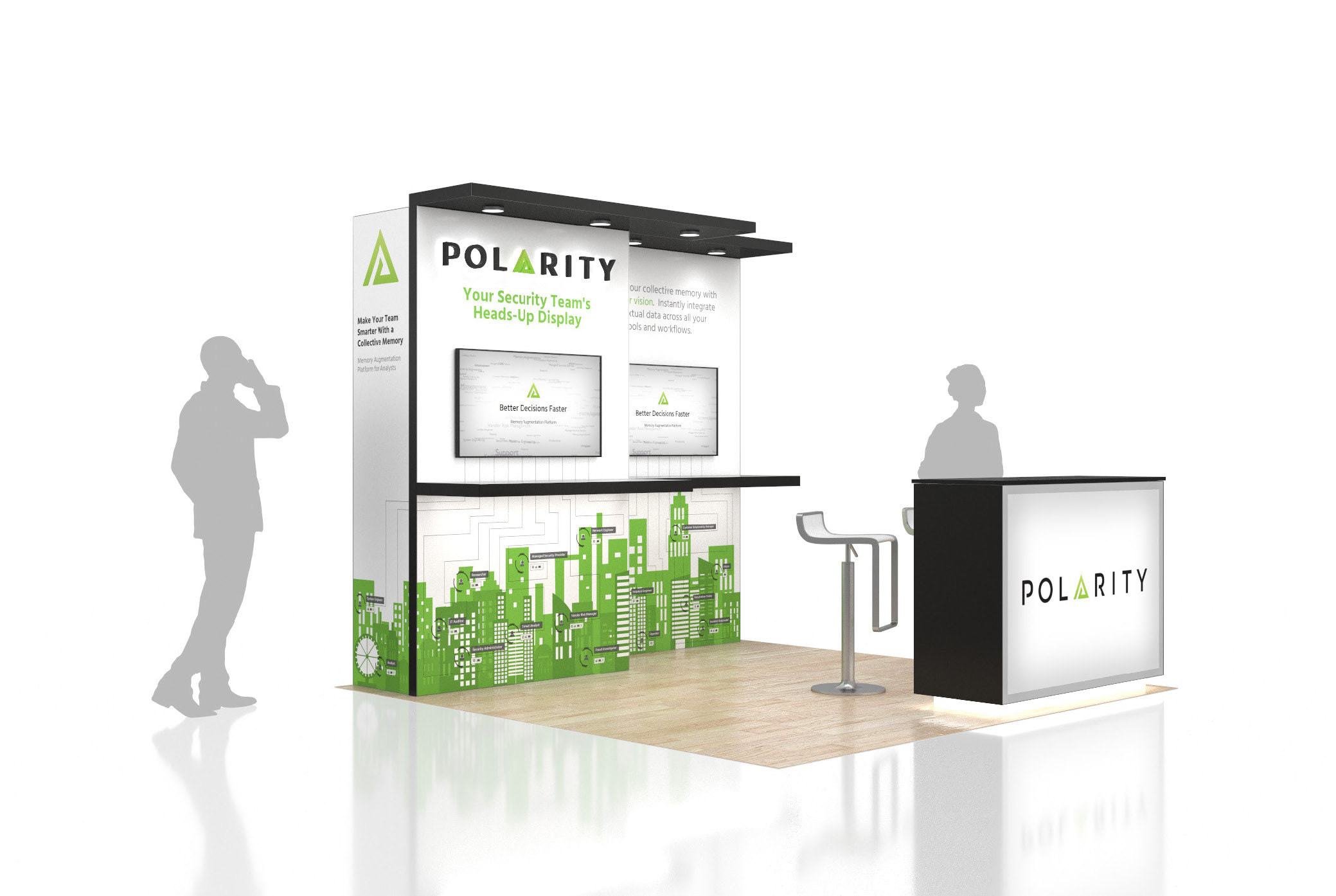 10 x 10 Black Hat Trade Show Booth Rental