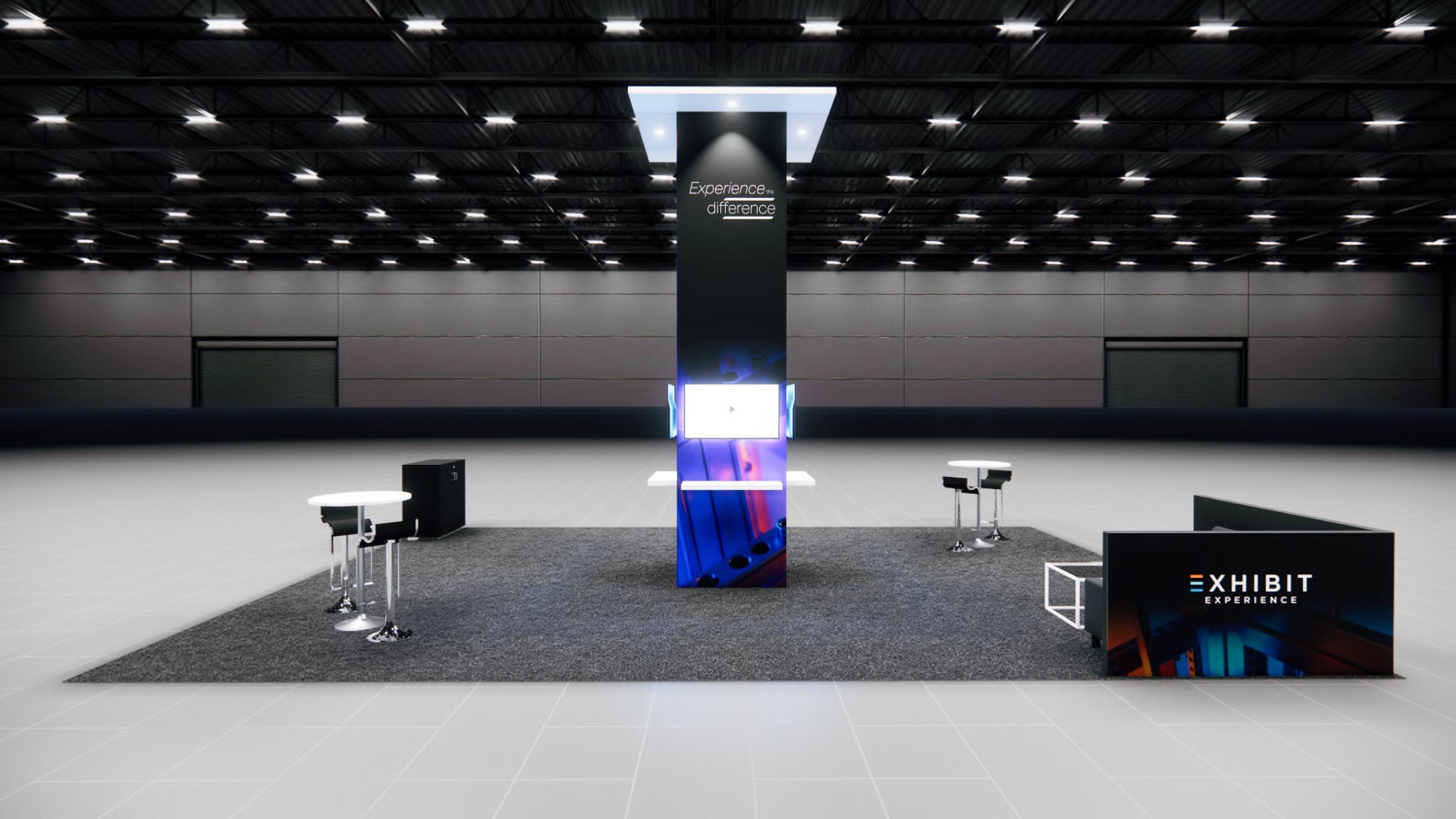 Affordable 20×30 Island Booth Rental