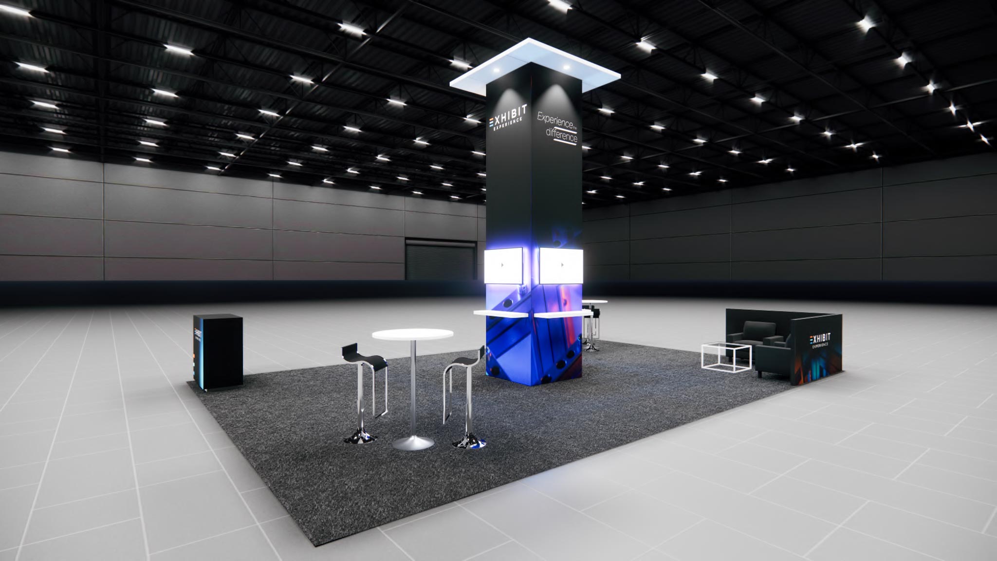 Affordable 20×30 Island Booth Rental