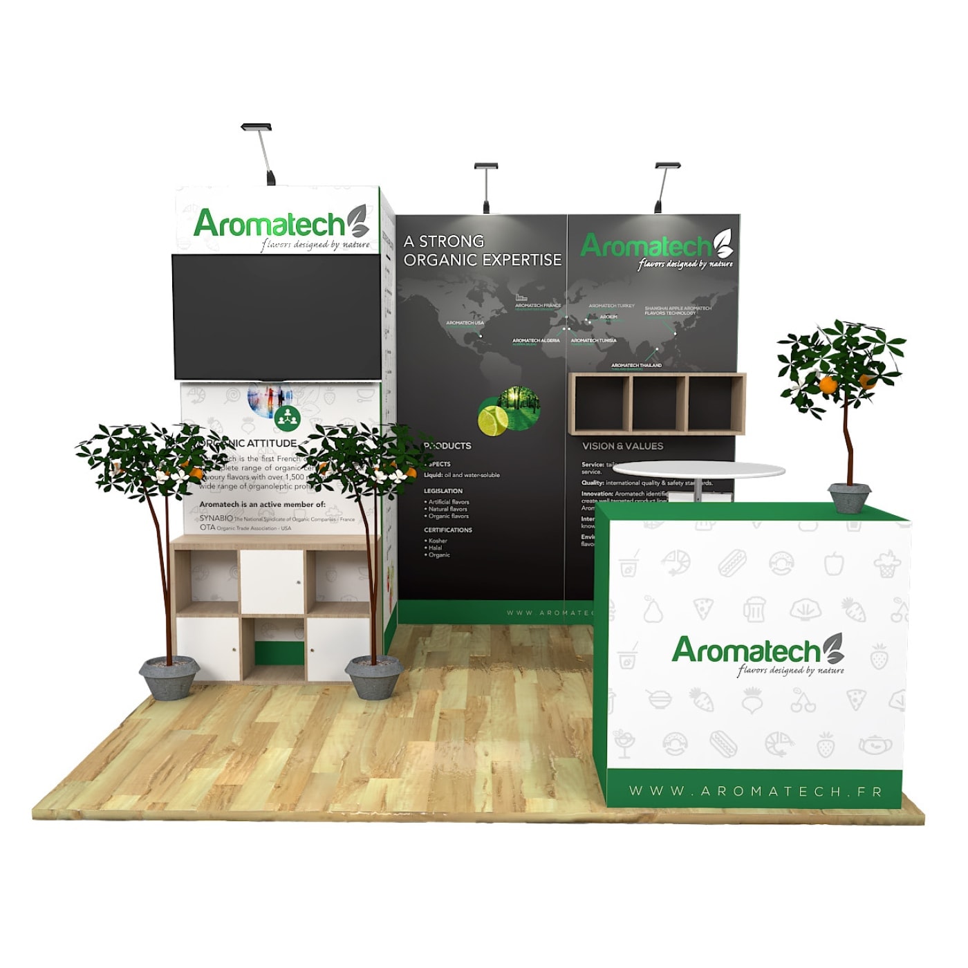 10 x 10 Las Vegas Trade Show Display Rental 1.4