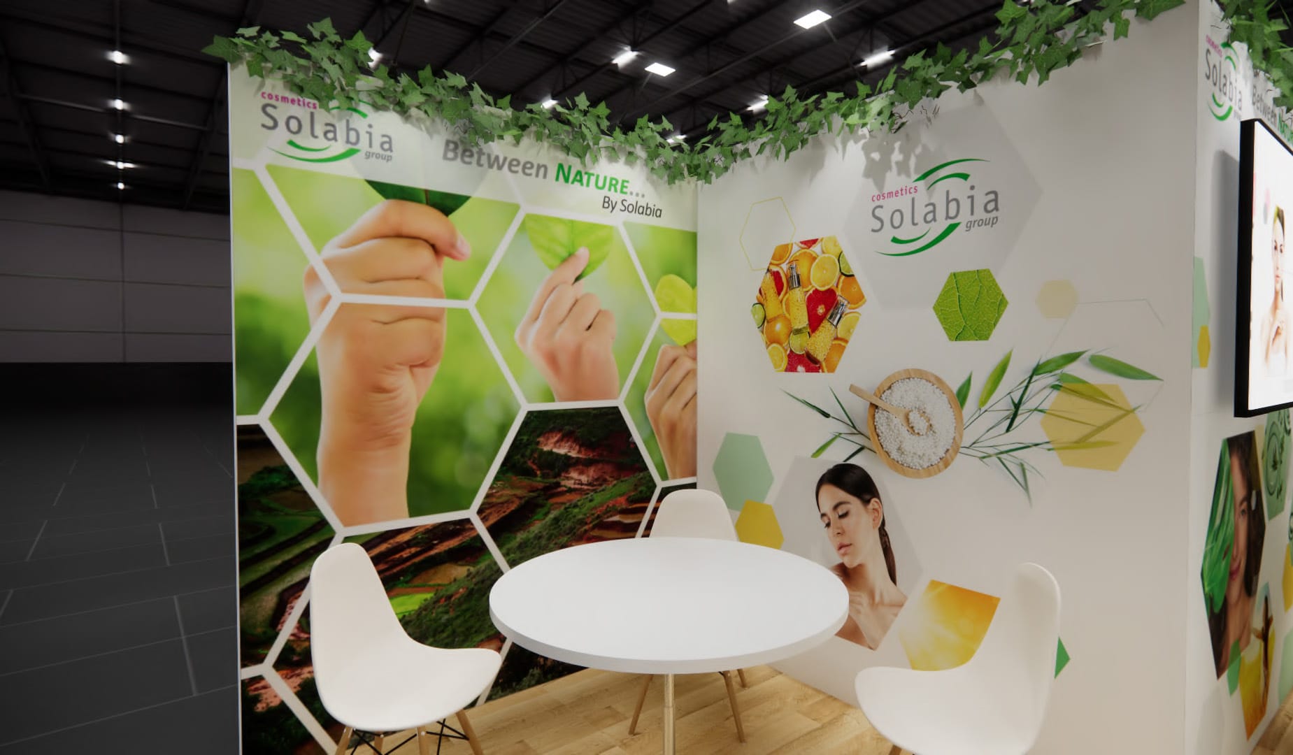 20x20 Las Vegas Health and Beauty Trade Show Exhibit Rental