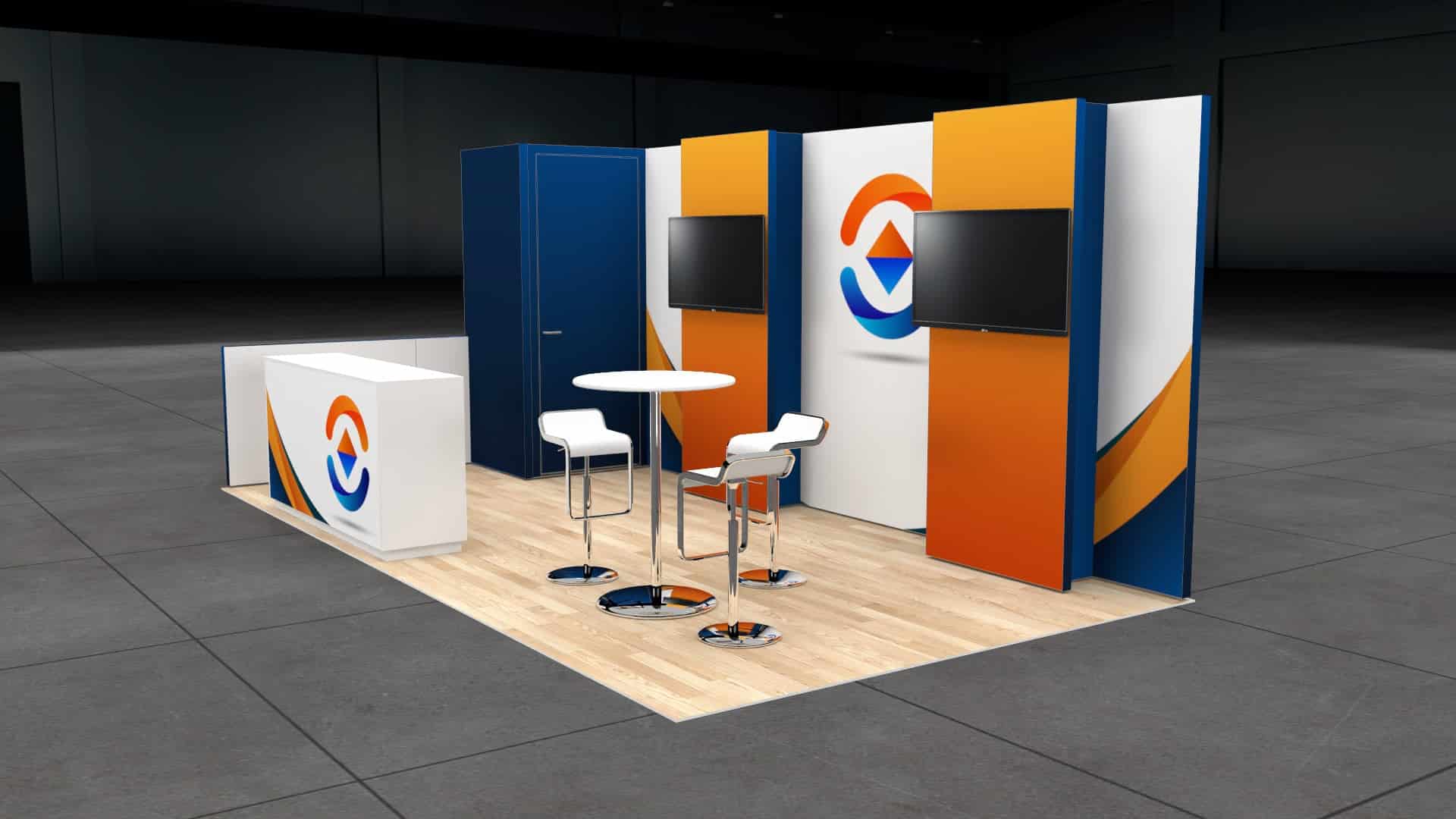 10 x 20 Trade Show Exhibit Rental