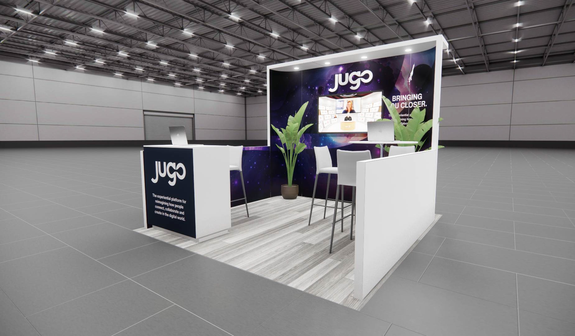 10x10 Western Roofing Show Exhibit Rental