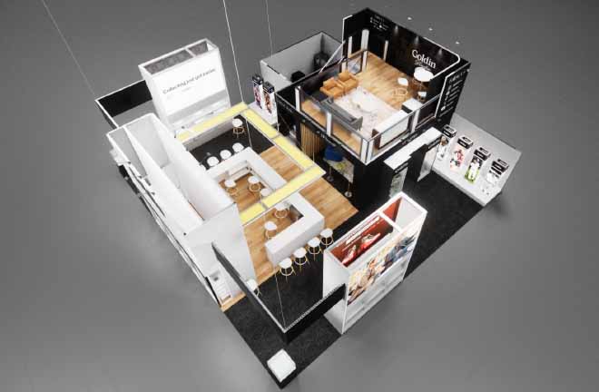 40 x 40 Double Decker Trade Show Rental for Convention