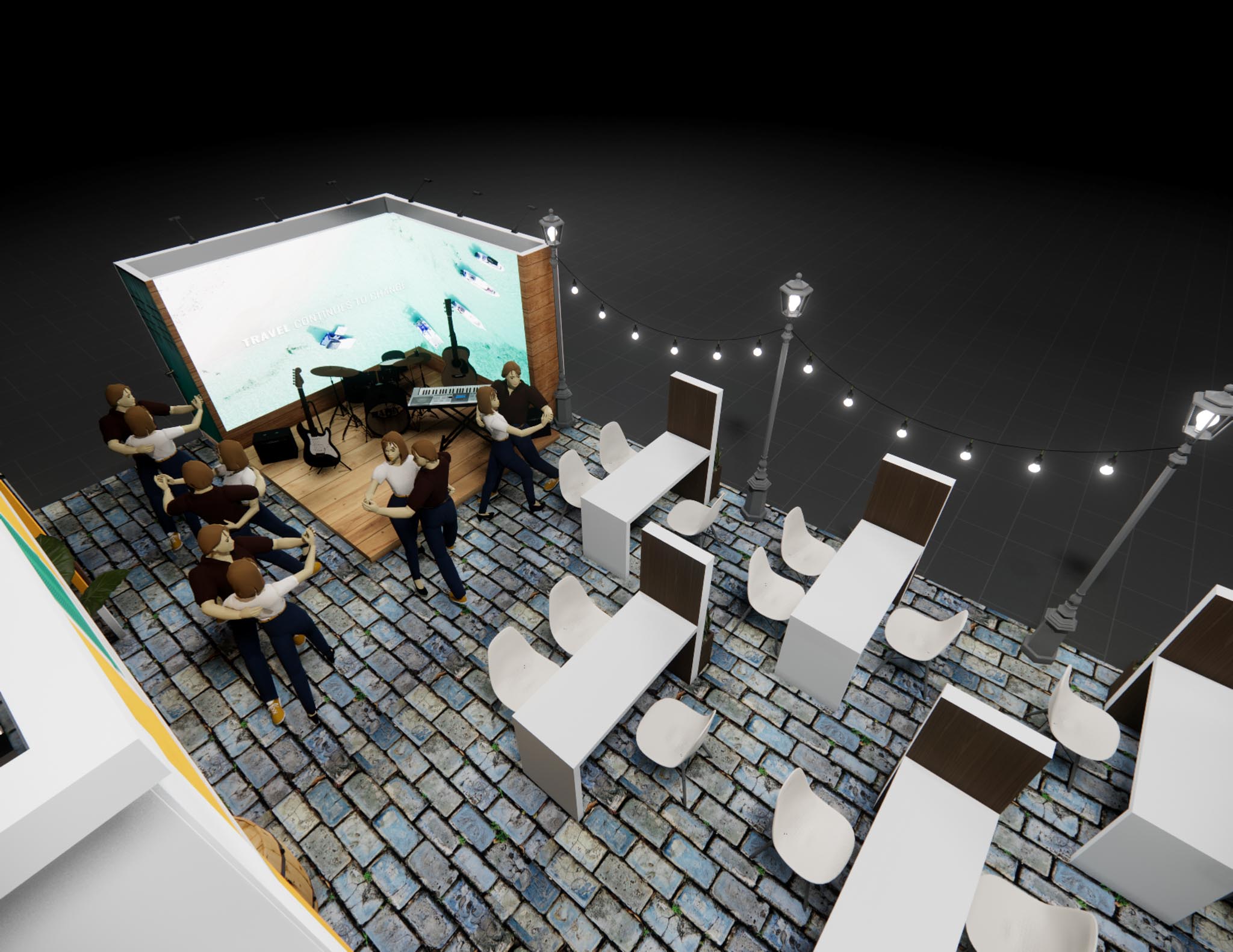 40 x 60 Double Deck Trade Show Booth Rental