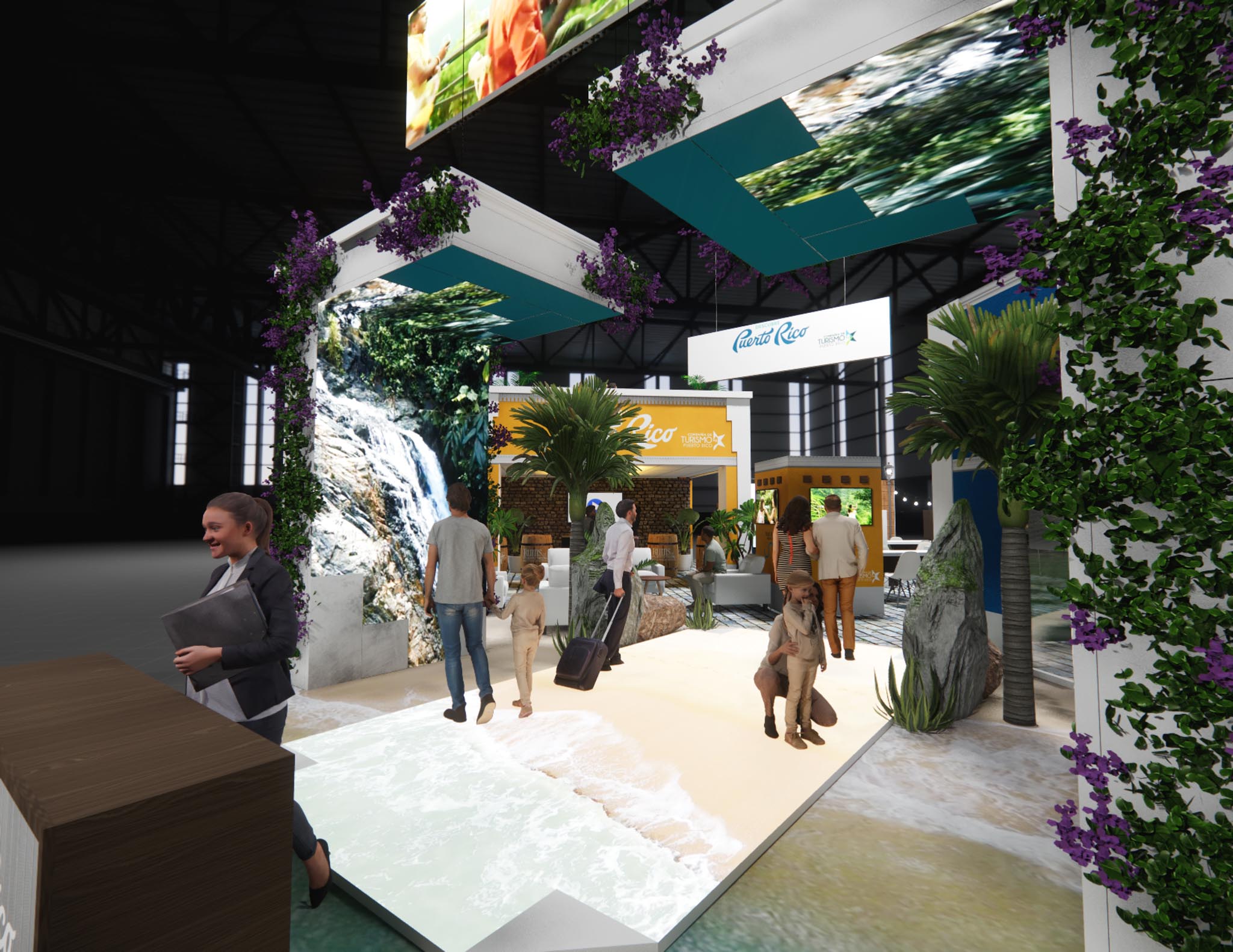 40 x 60 Double Deck Trade Show Booth Rental