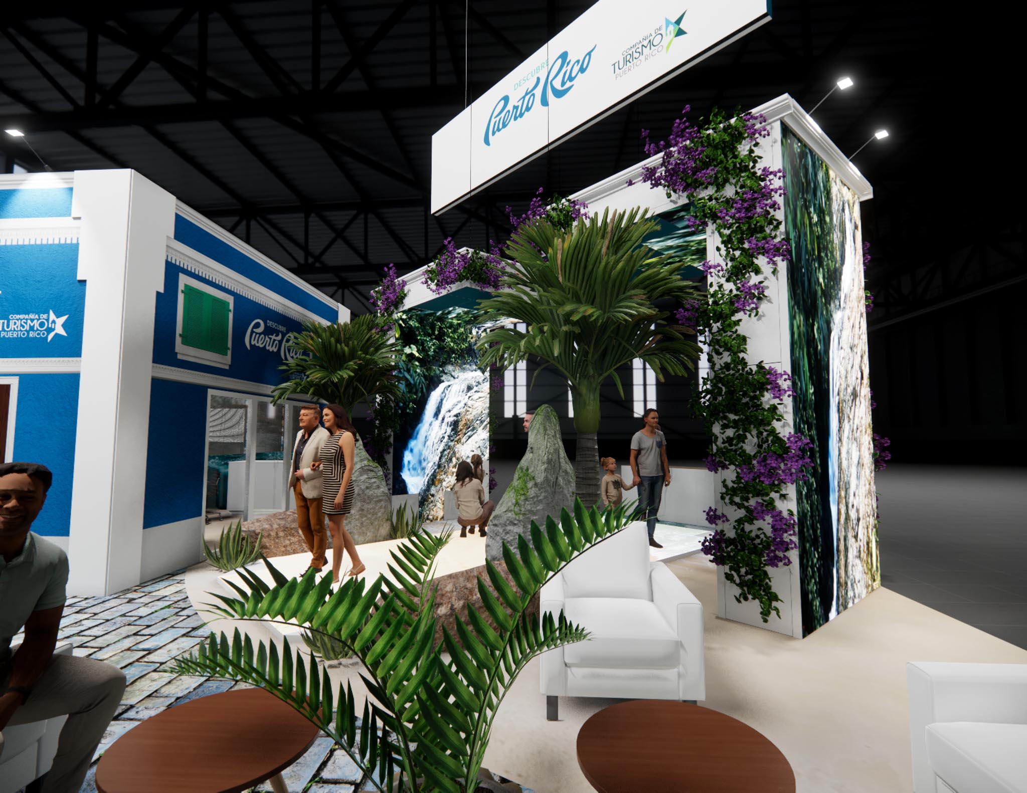 40 x 60 Double Deck Trade Show Booth Rental