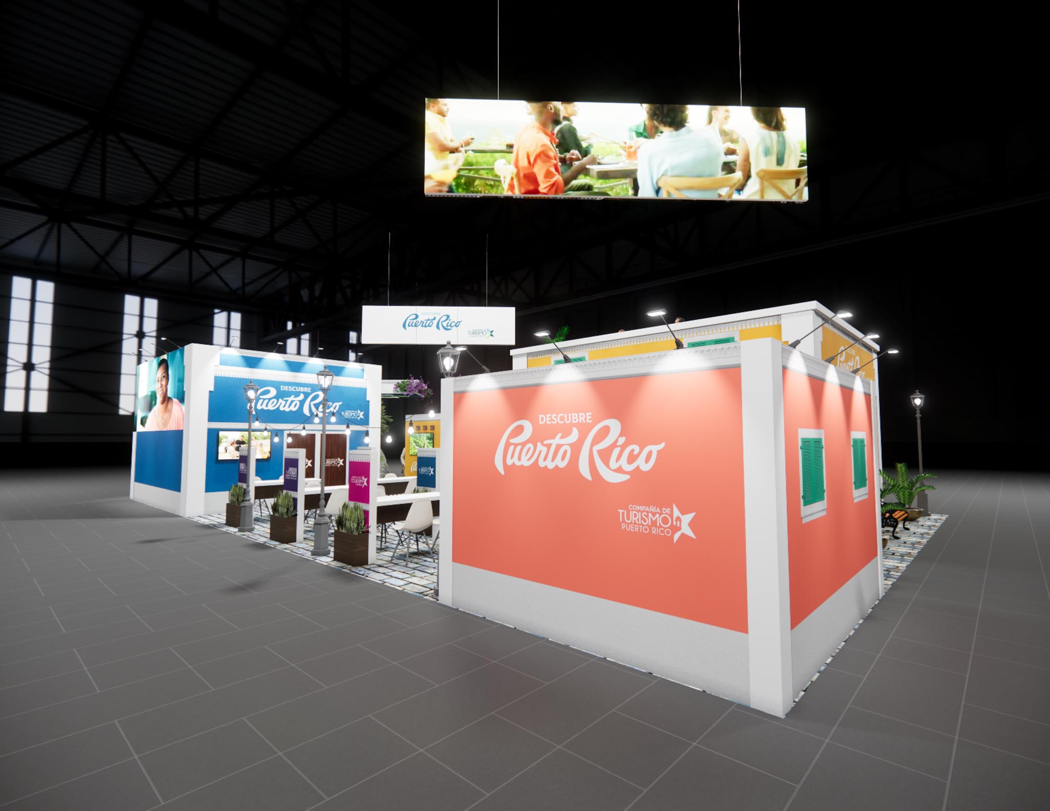 40 x 60 Double Deck Trade Show Booth Rental