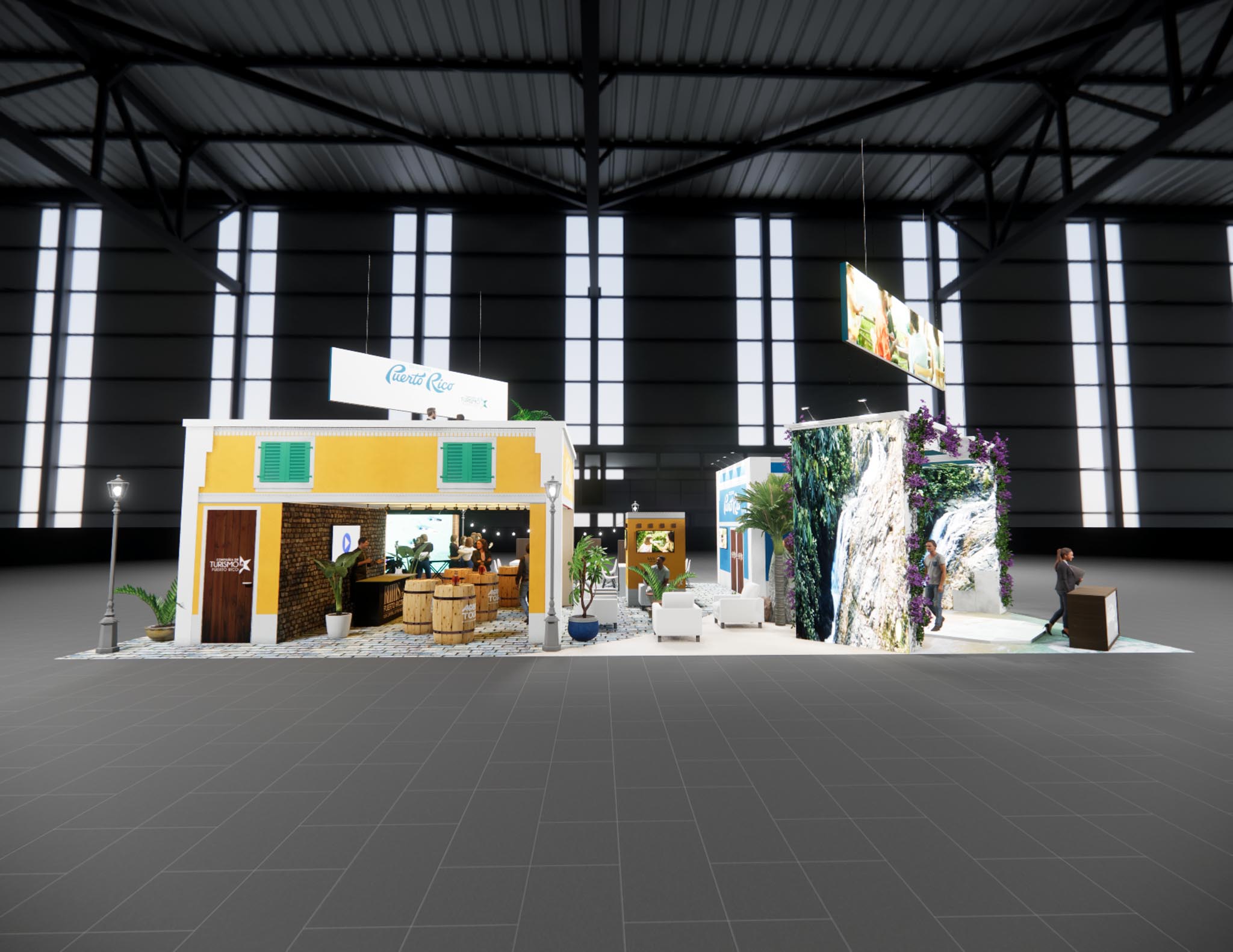 40 x 60 Double Deck Trade Show Booth Rental