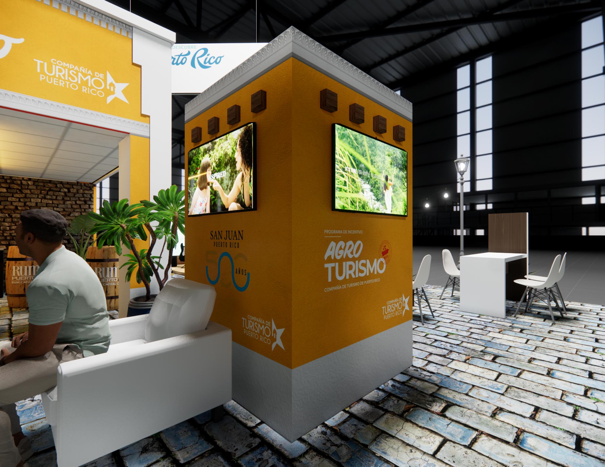 40 x 60 Double Deck Trade Show Booth Rental