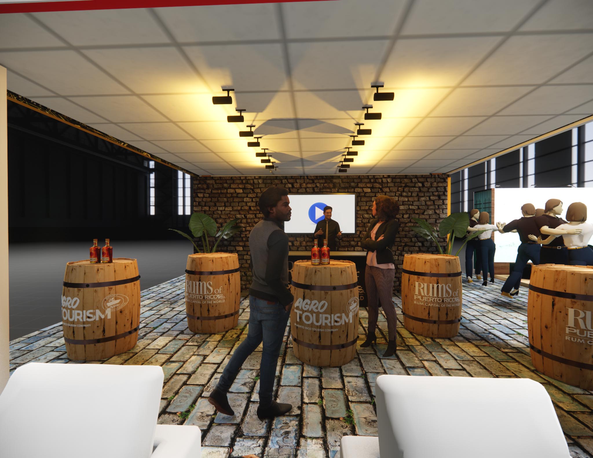 40 x 60 Double Deck Trade Show Booth Rental