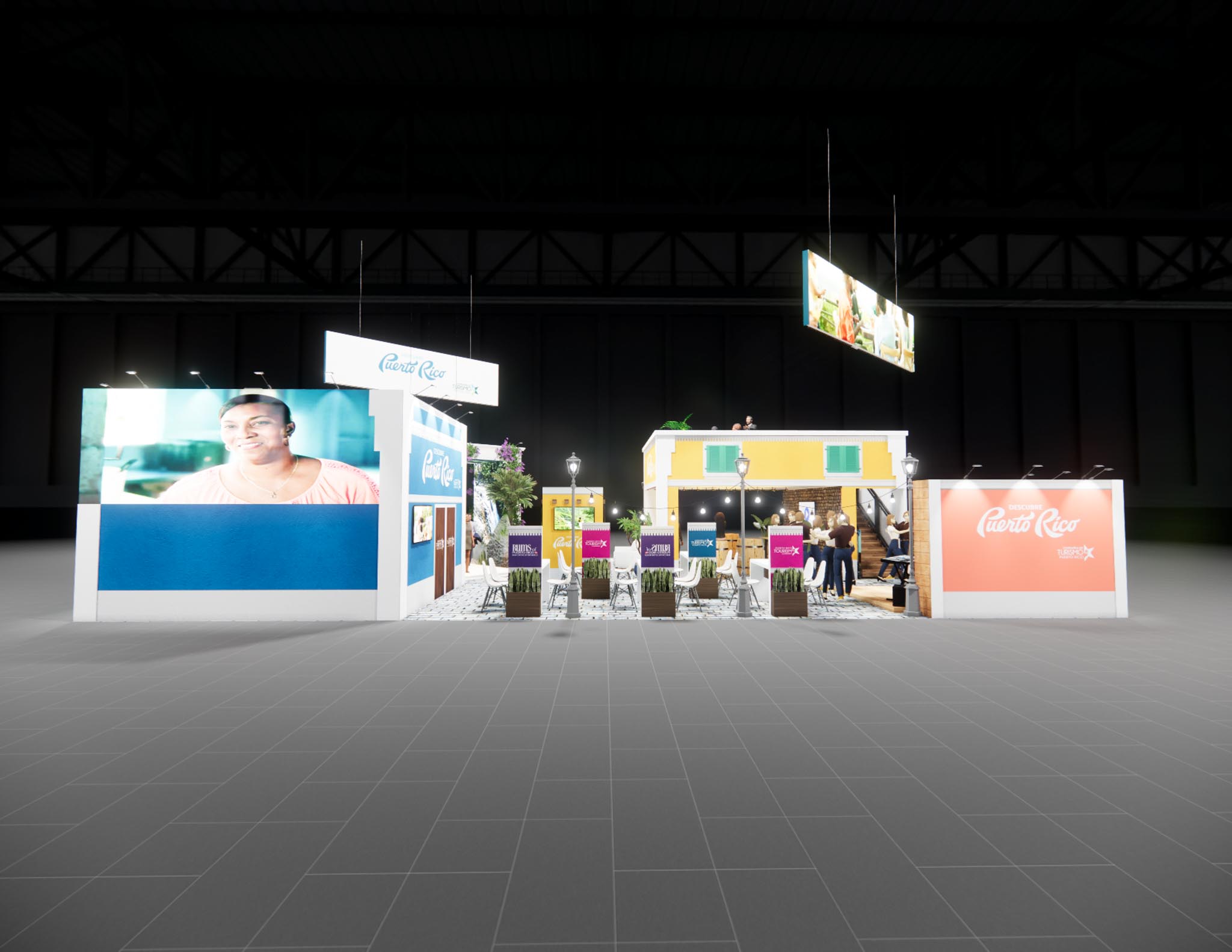 40 x 60 Double Deck Trade Show Booth Rental