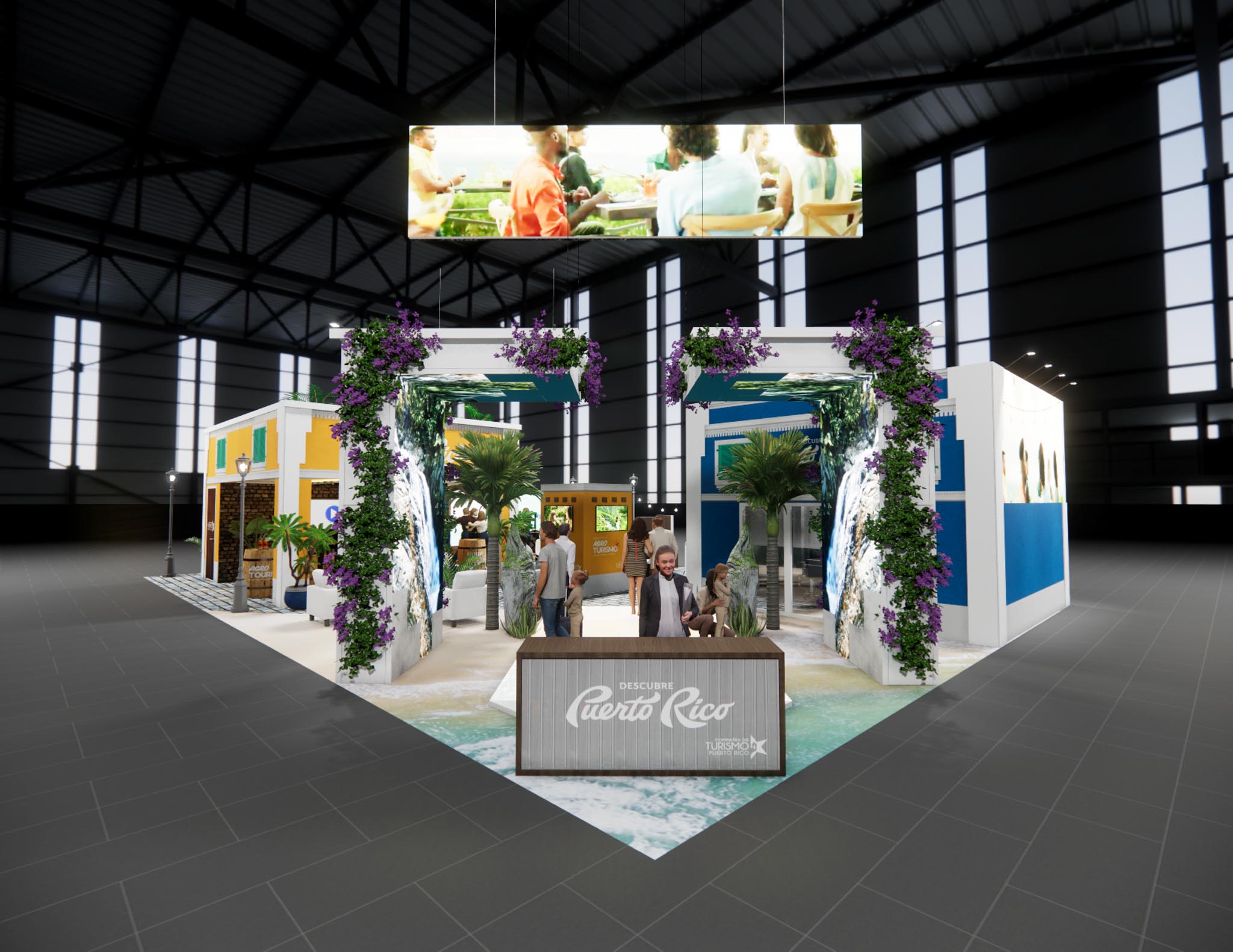 40 x 60 Double Deck Trade Show Booth Rental