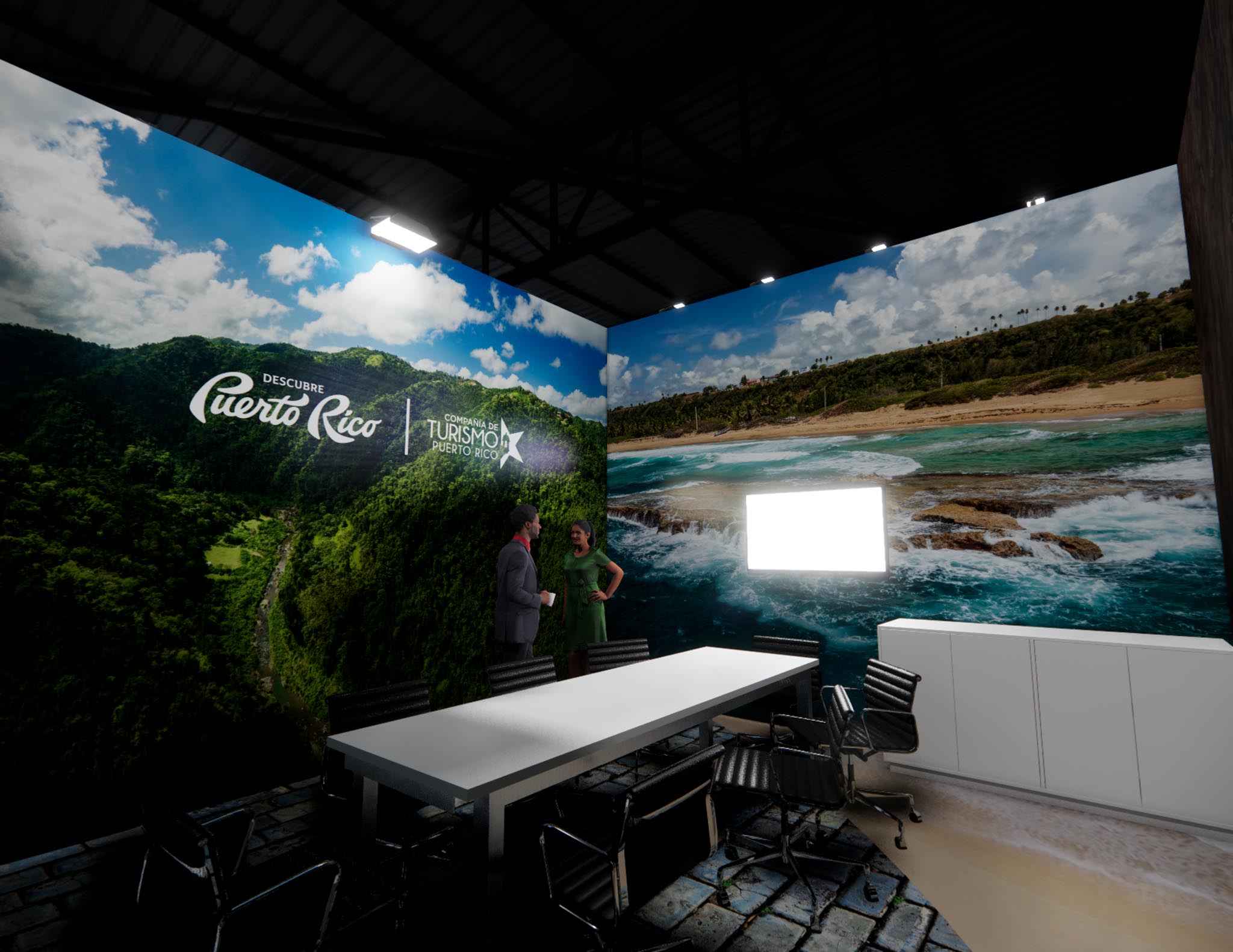 40 x 60 Double Deck Trade Show Booth Rental