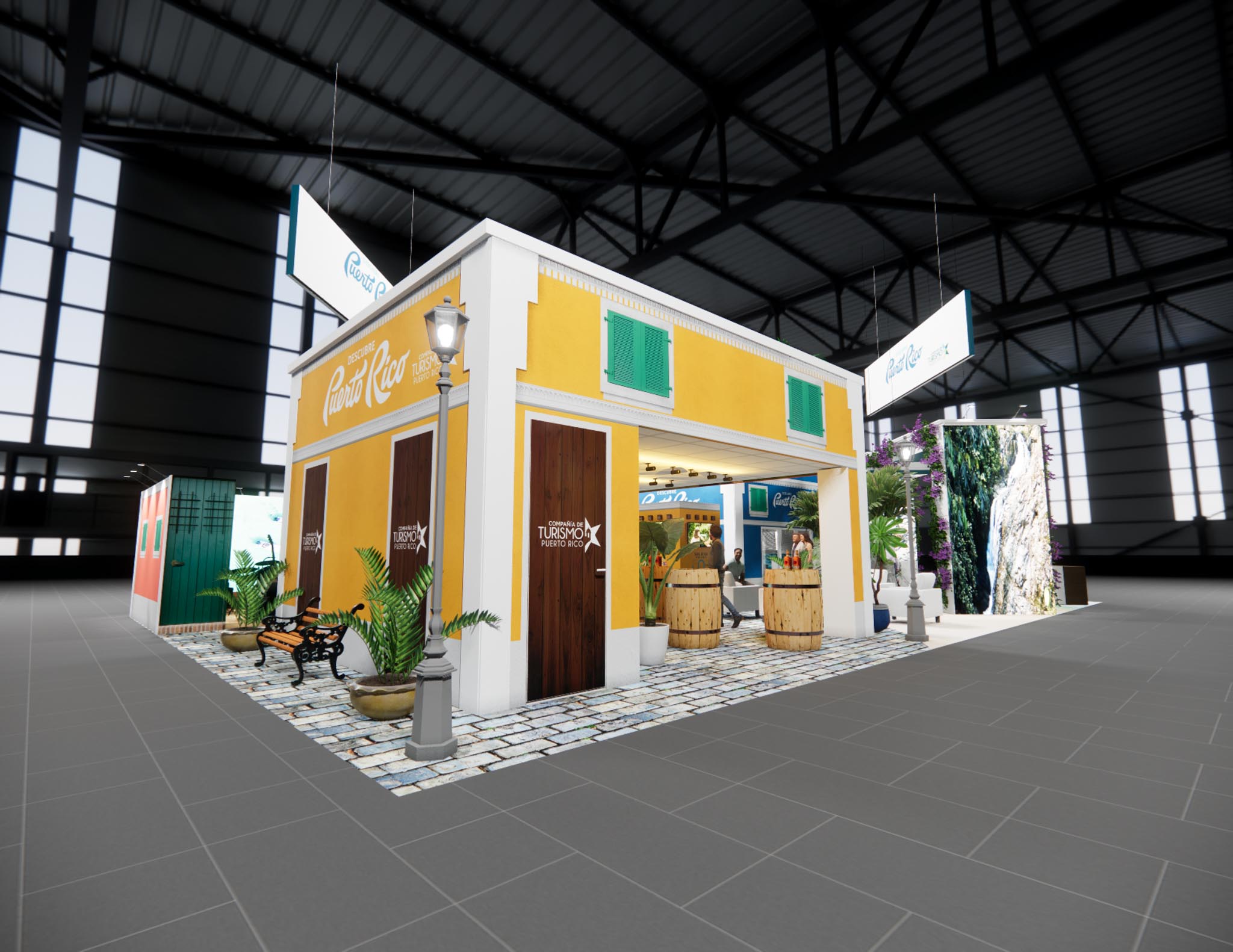 40 x 60 Double Deck Trade Show Booth Rental