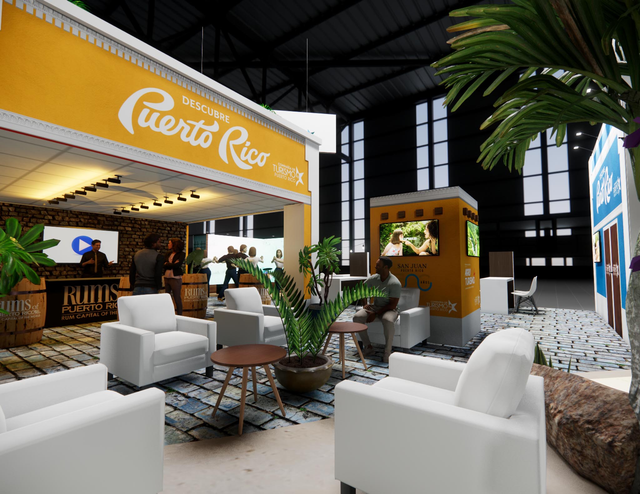 40 x 60 Double Deck Trade Show Booth Rental