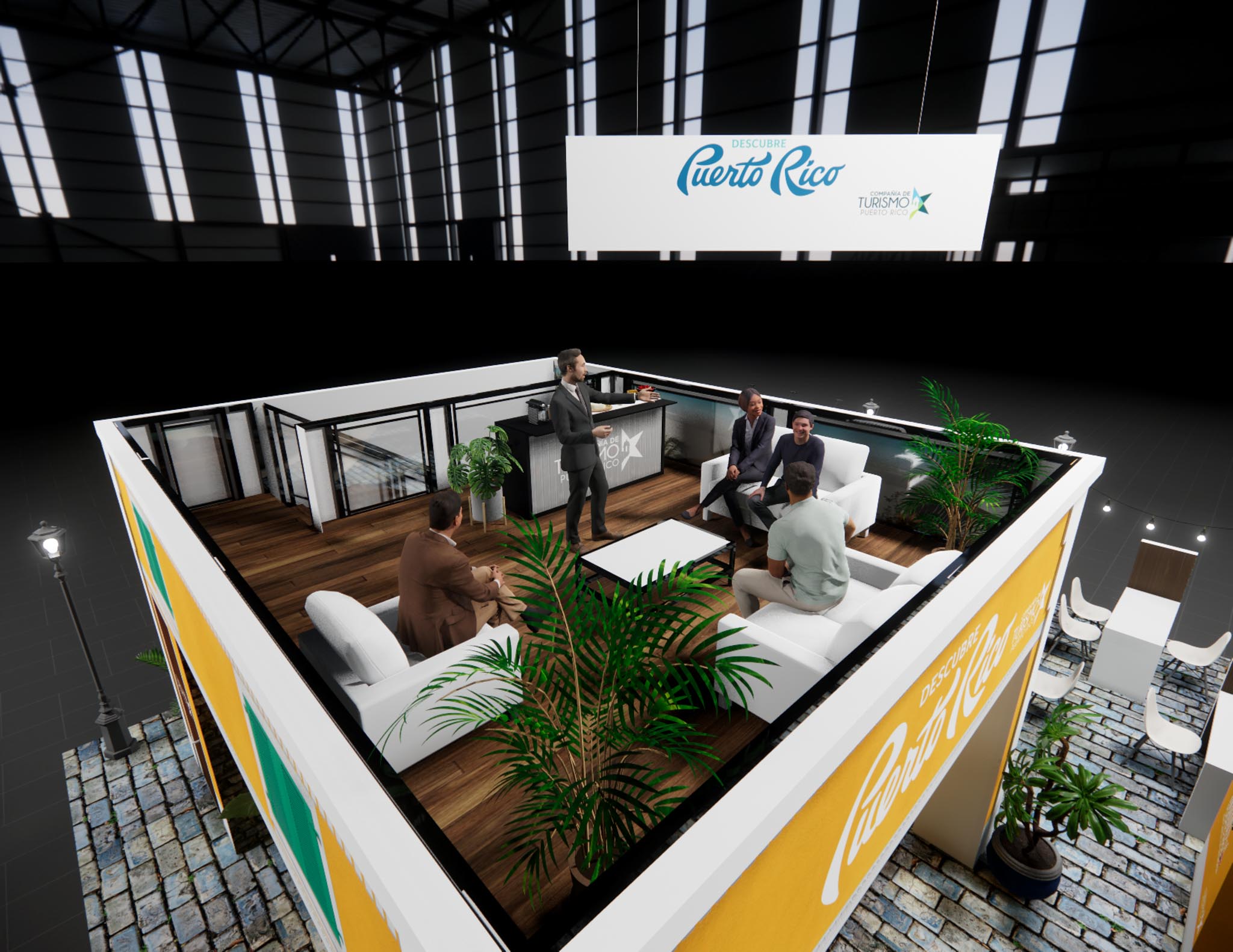 40 x 60 Double Deck Trade Show Booth Rental