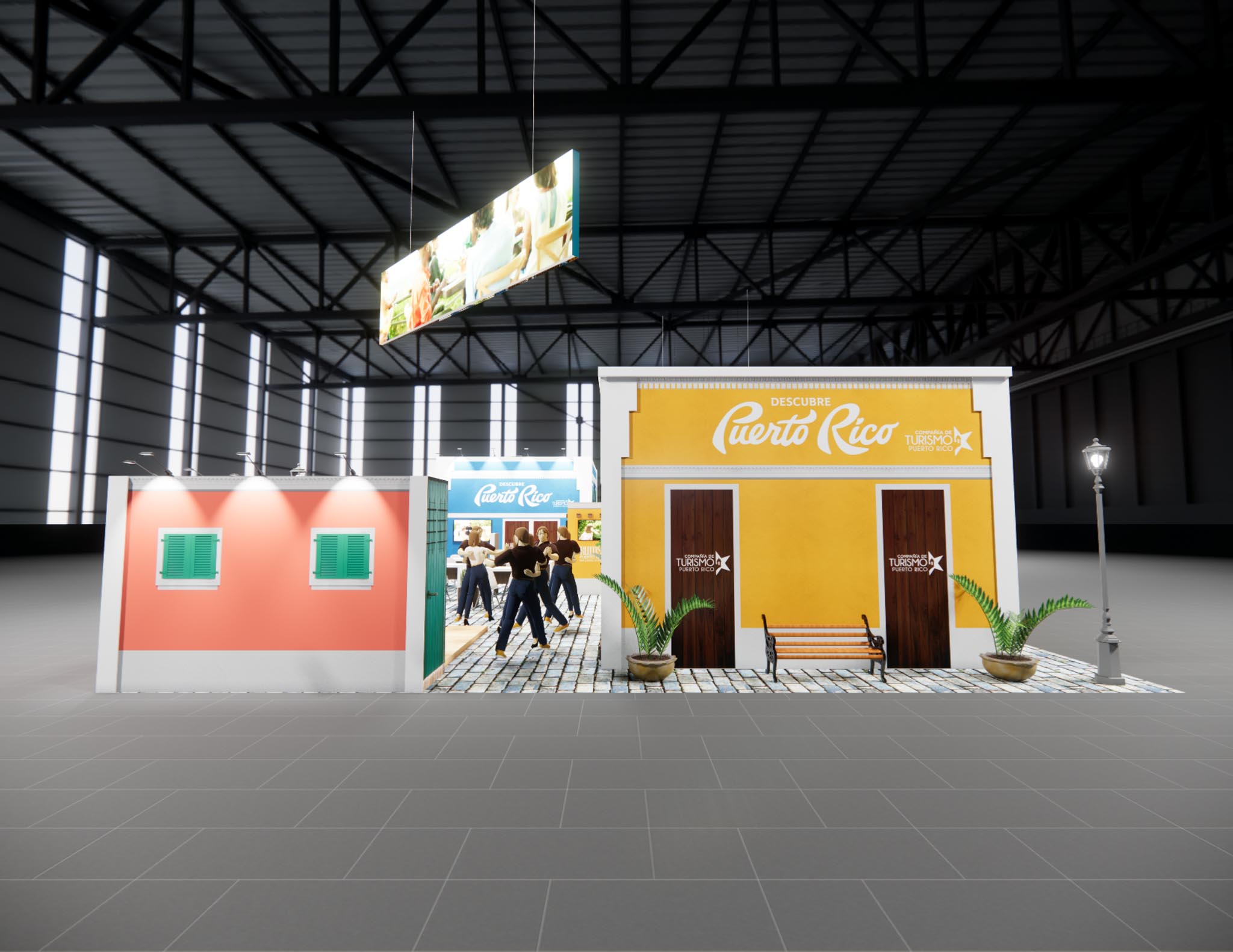 40 x 60 Double Deck Trade Show Booth Rental