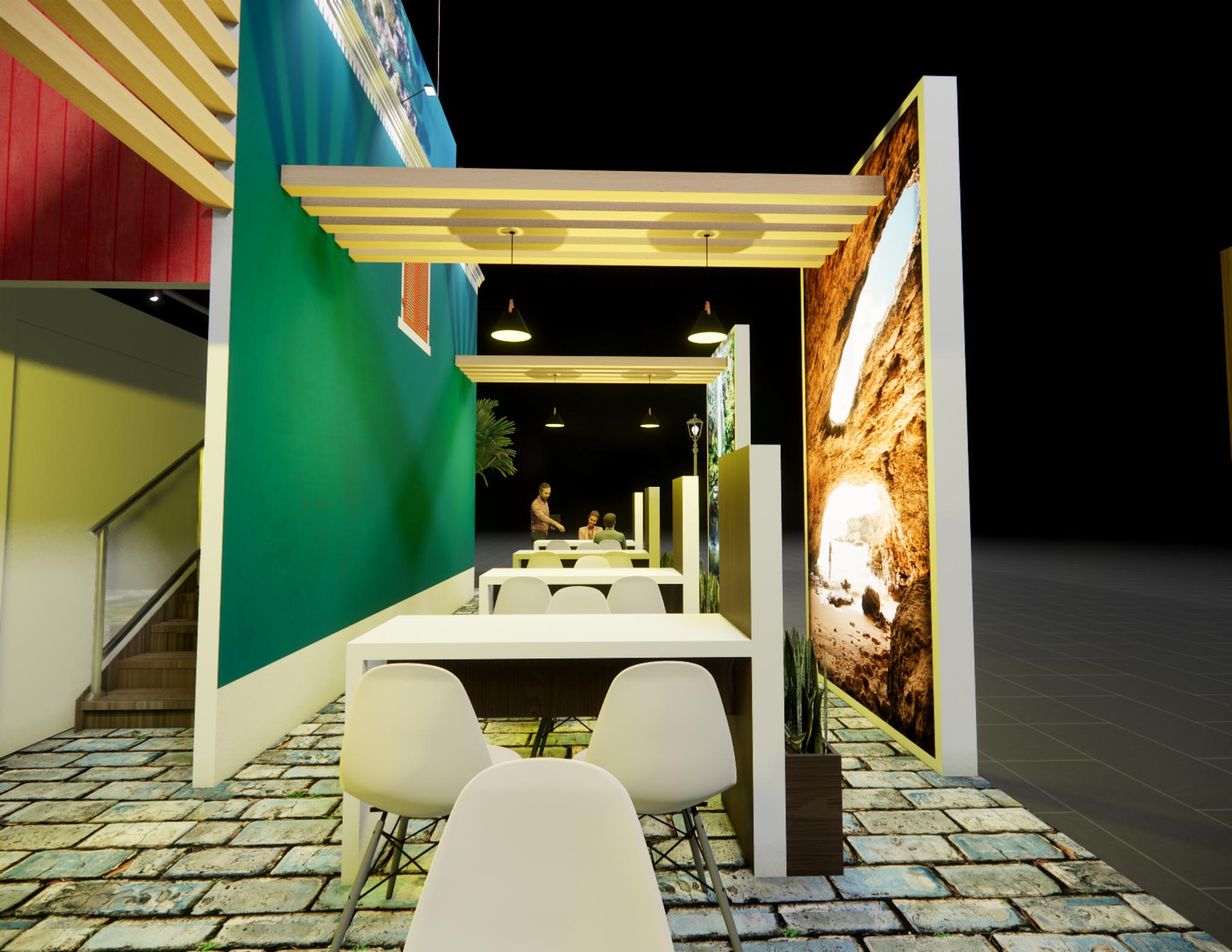 40 x 60 Double Deck Trade Show Exhibit Rental
