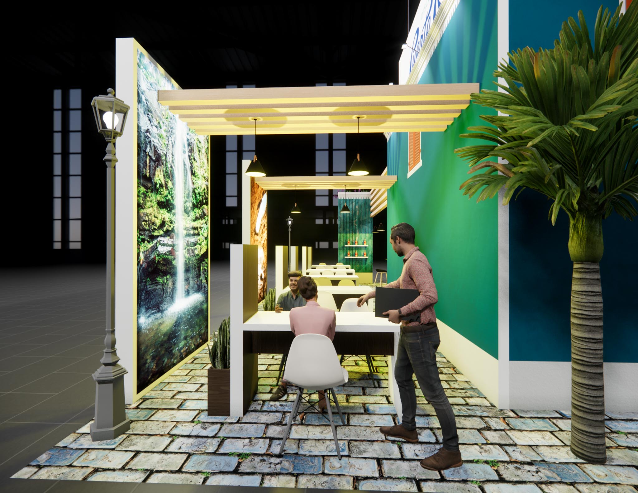 40 x 60 Double Deck Trade Show Exhibit Rental