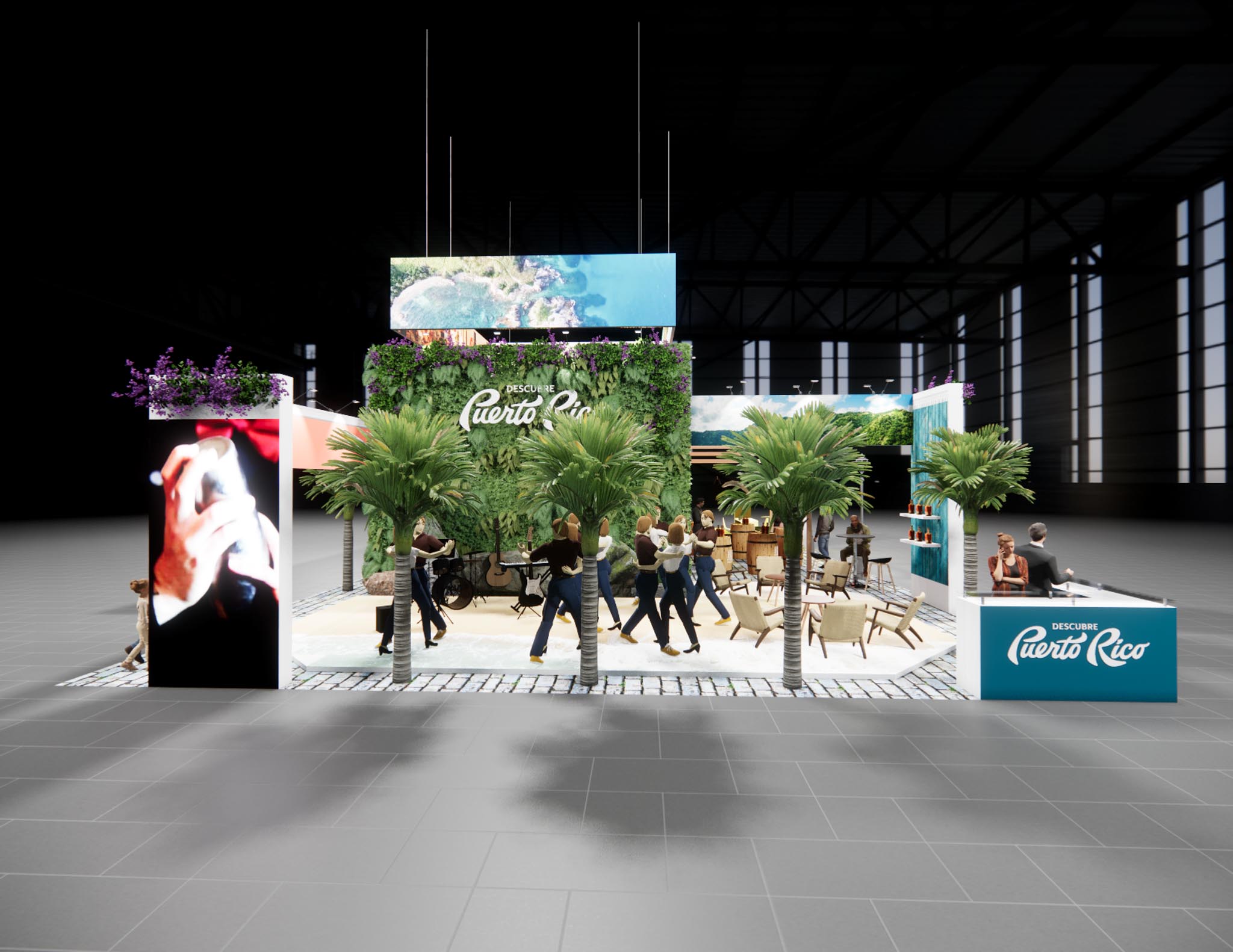 40 x 60 Double Deck Trade Show Exhibit Rental