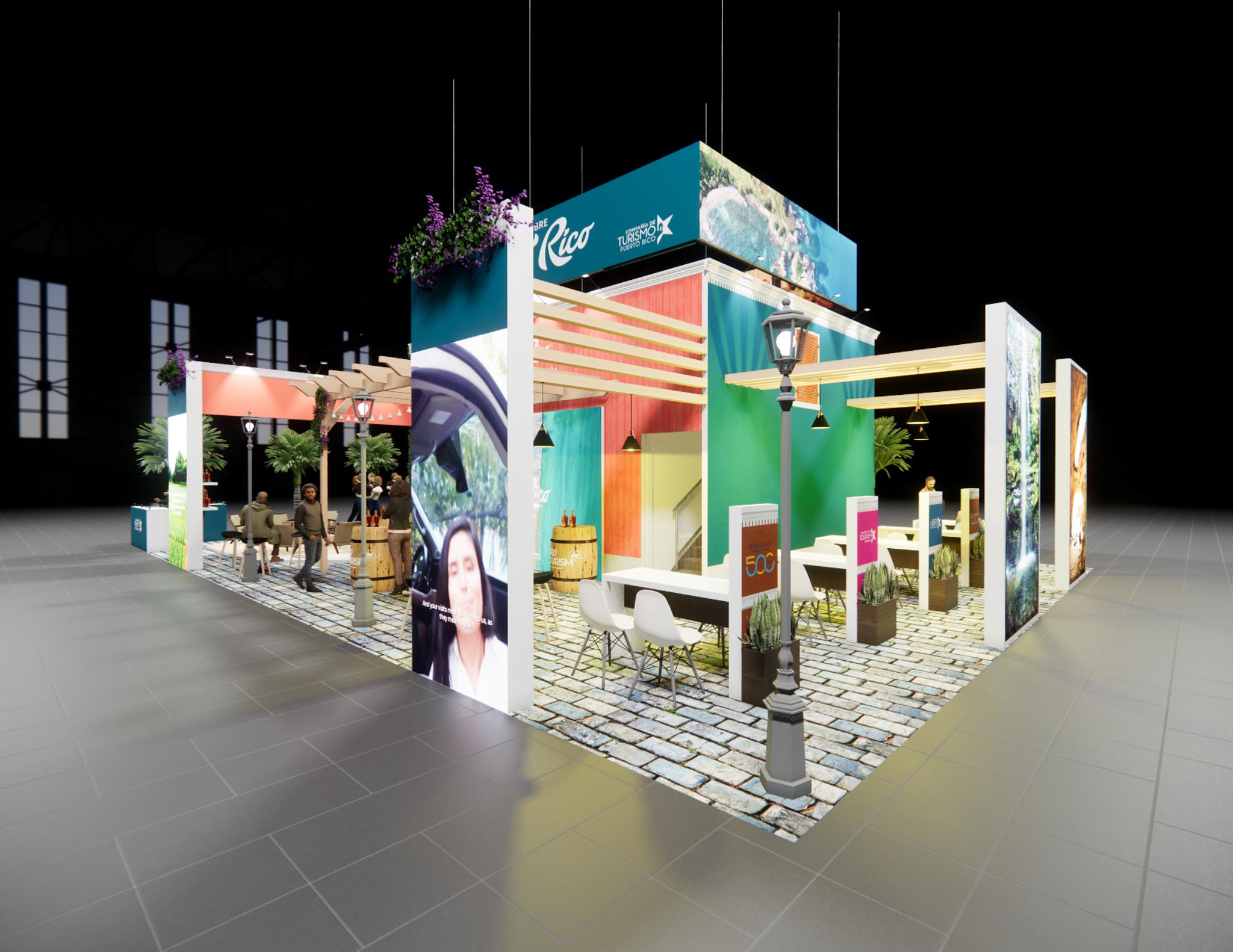 40 x 60 Double Deck Trade Show Exhibit Rental