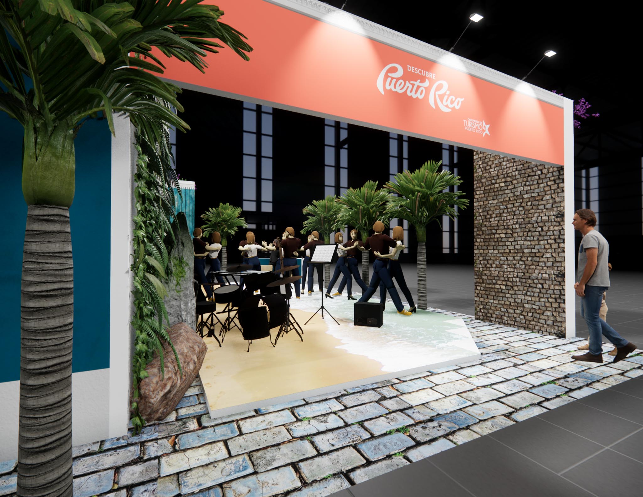 40 x 60 Double Deck Trade Show Exhibit Rental