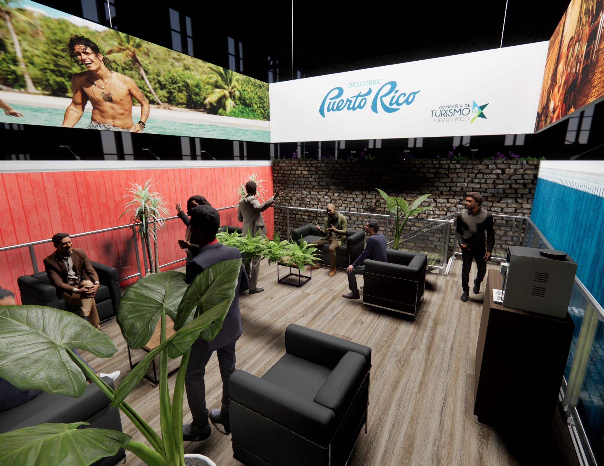 40 x 60 Double Deck Trade Show Exhibit Rental
