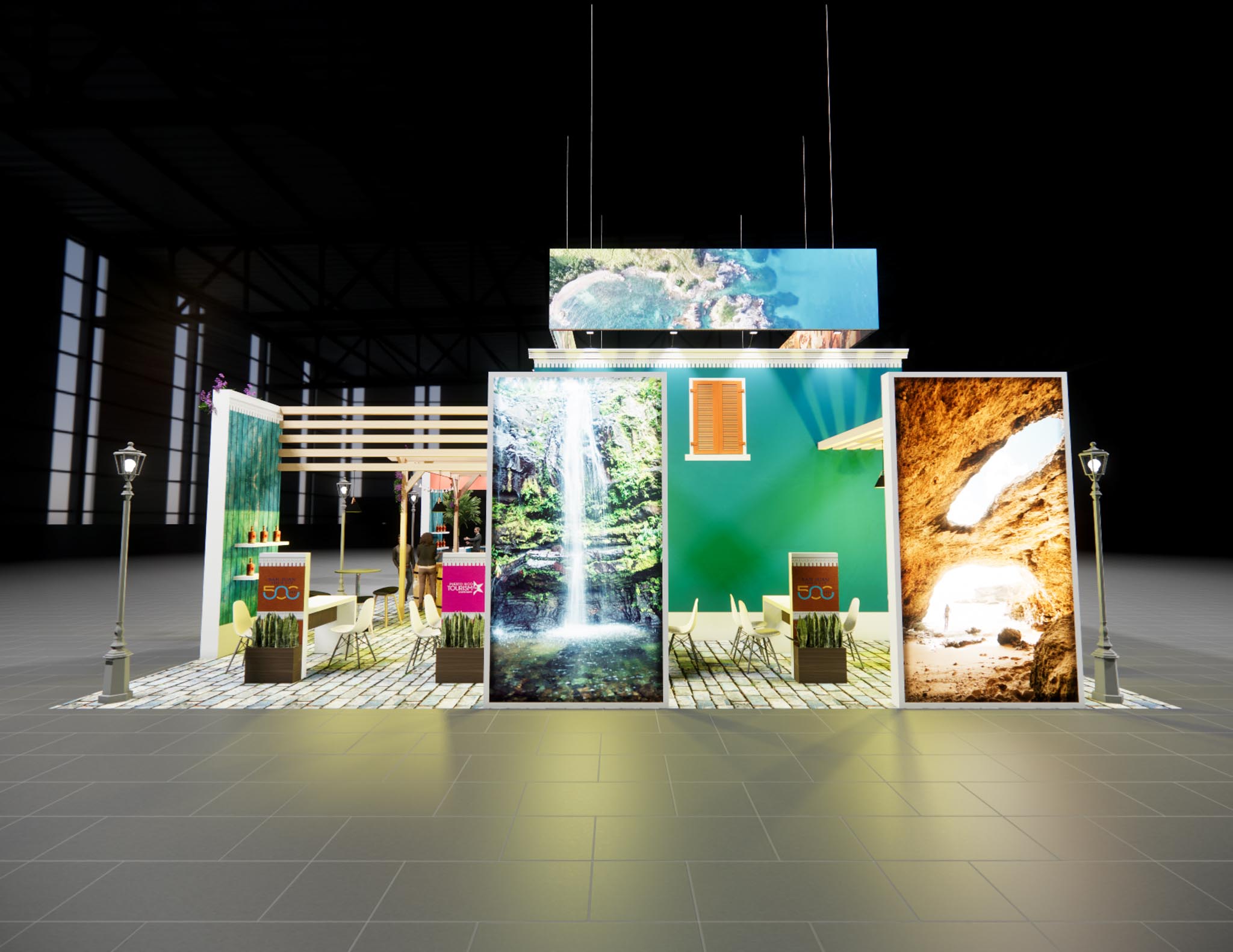 40 x 60 Double Deck Trade Show Exhibit Rental