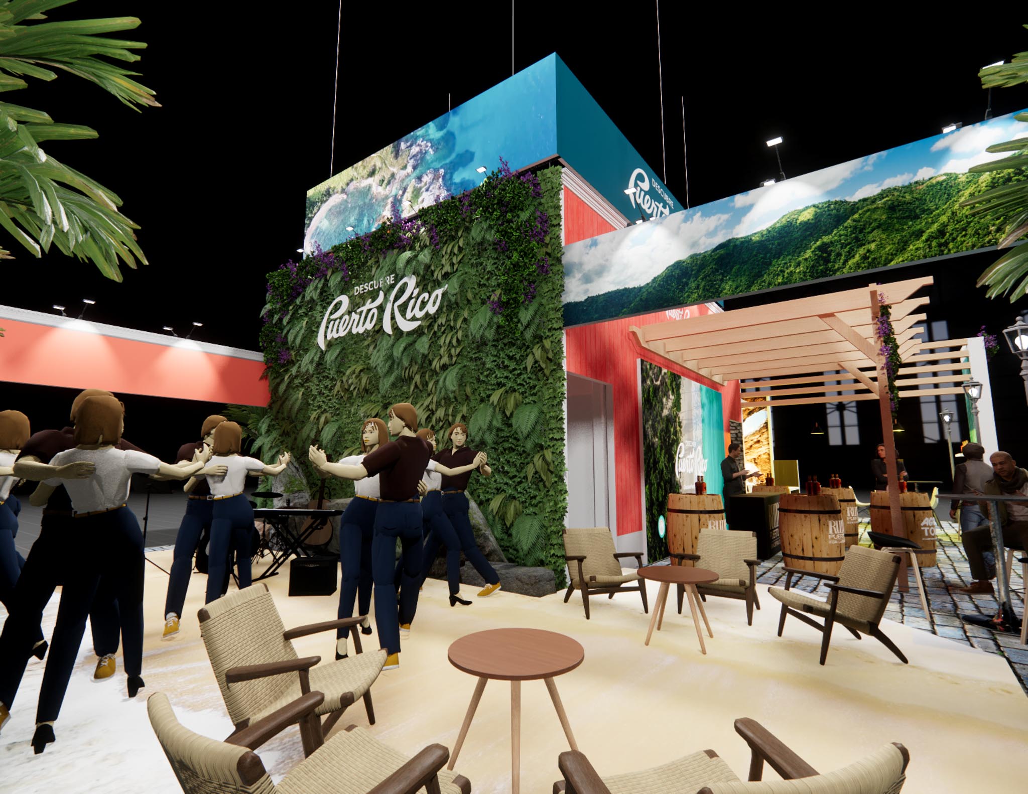 40 x 60 Double Deck Trade Show Exhibit Rental