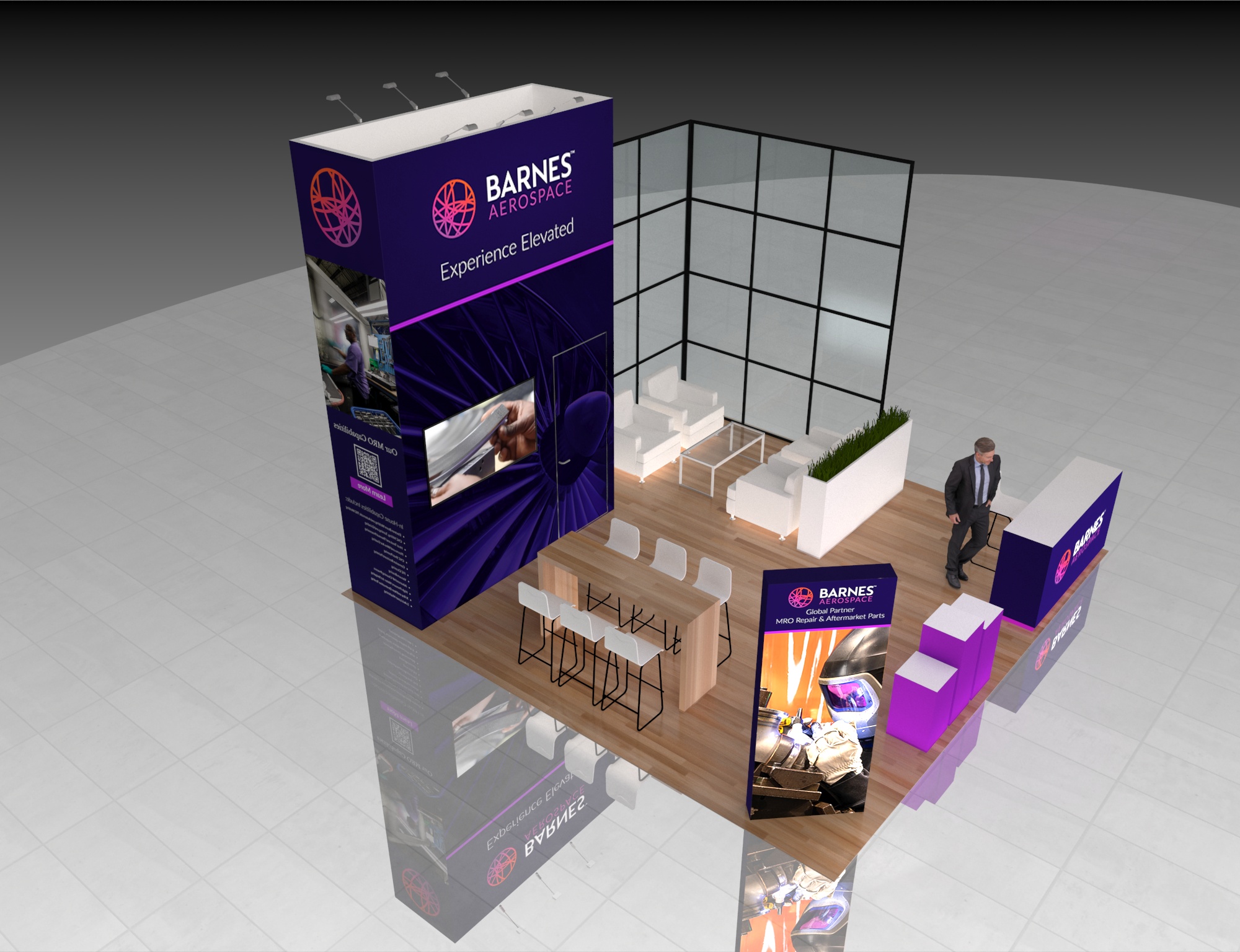 20x20 Trade Show Exhibit Rental