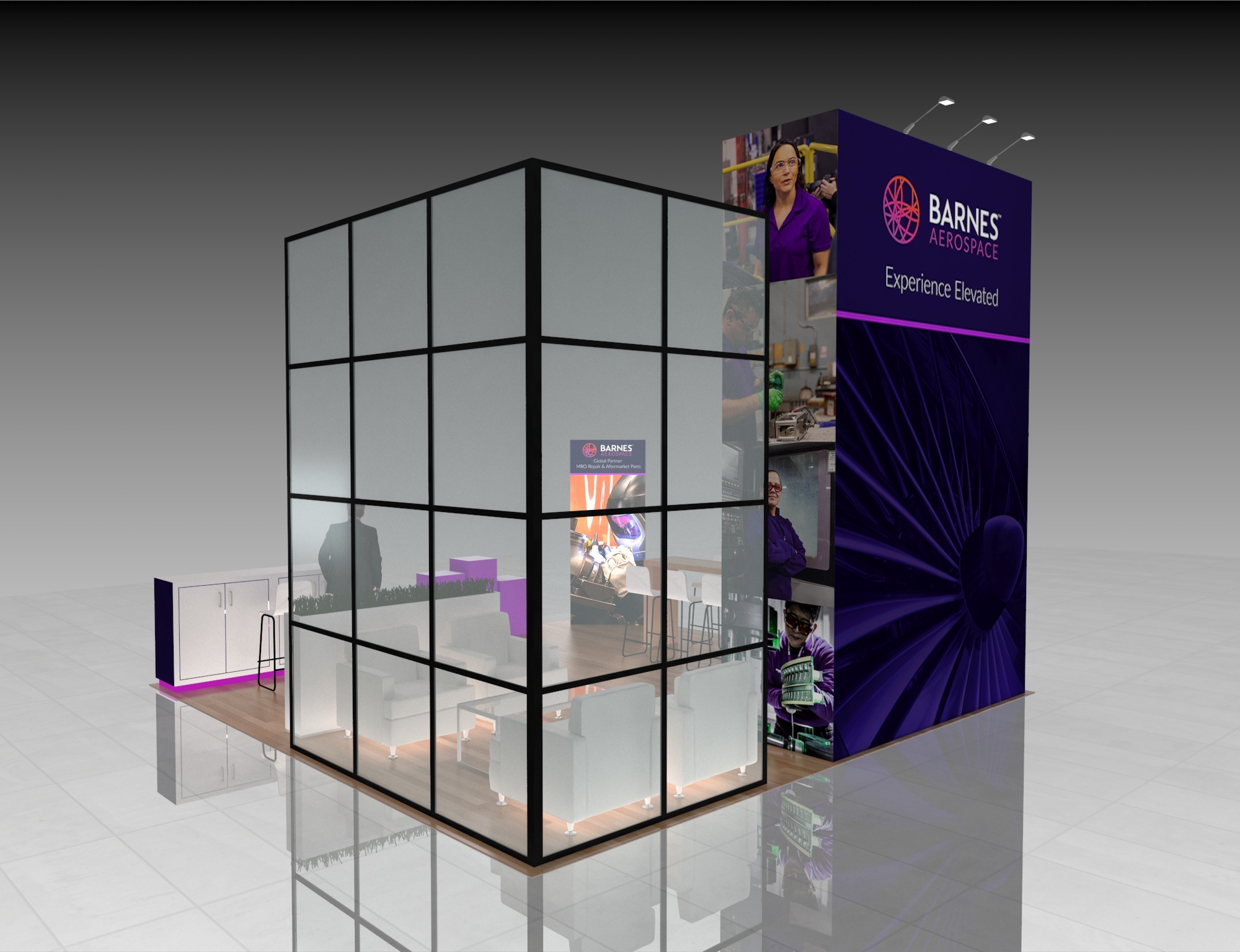 20x20 Trade Show Exhibit Rental