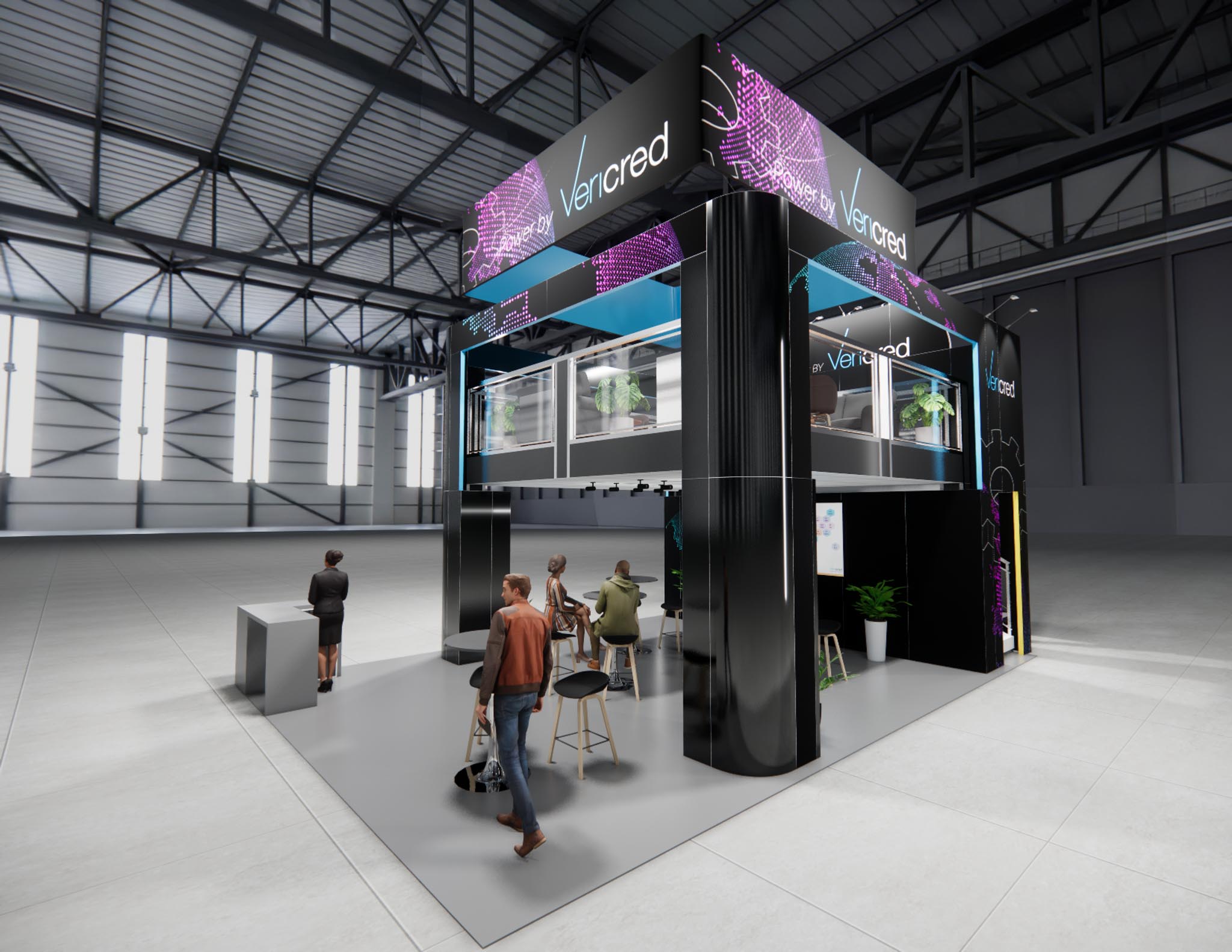 20 x 30 Trade Show Exhibit Booth Rental