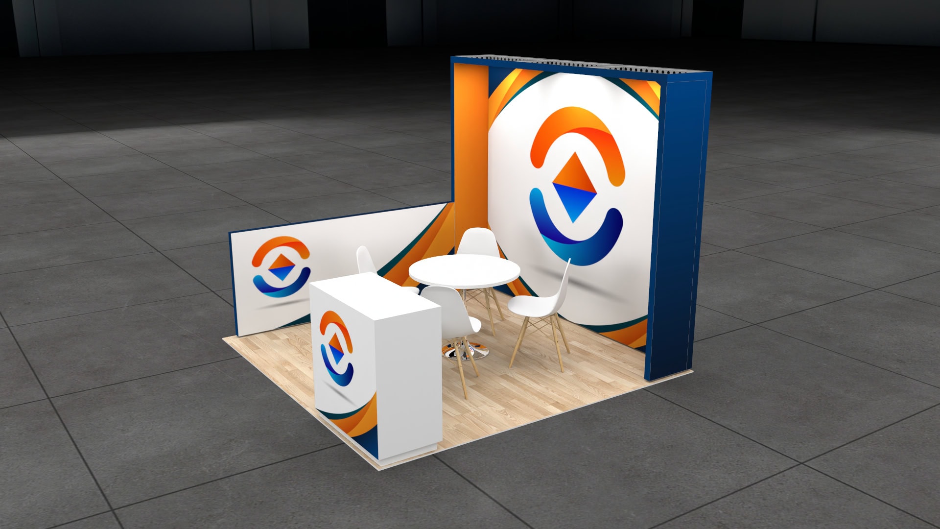 10 x 10 Orlando Trade Show Exhibit Rental