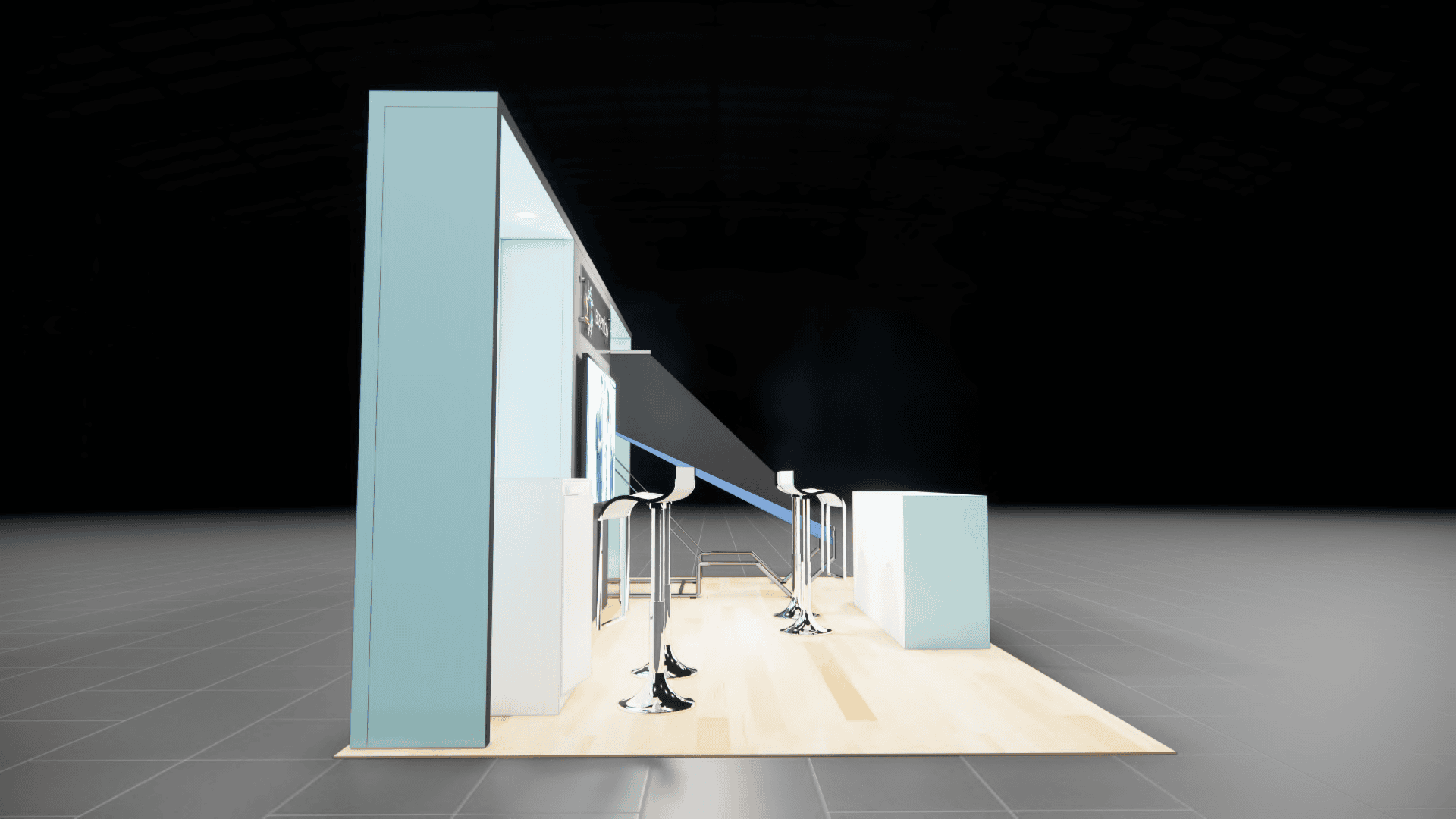 10 x 20 Chicago trade show booth rental – clinical lab expo