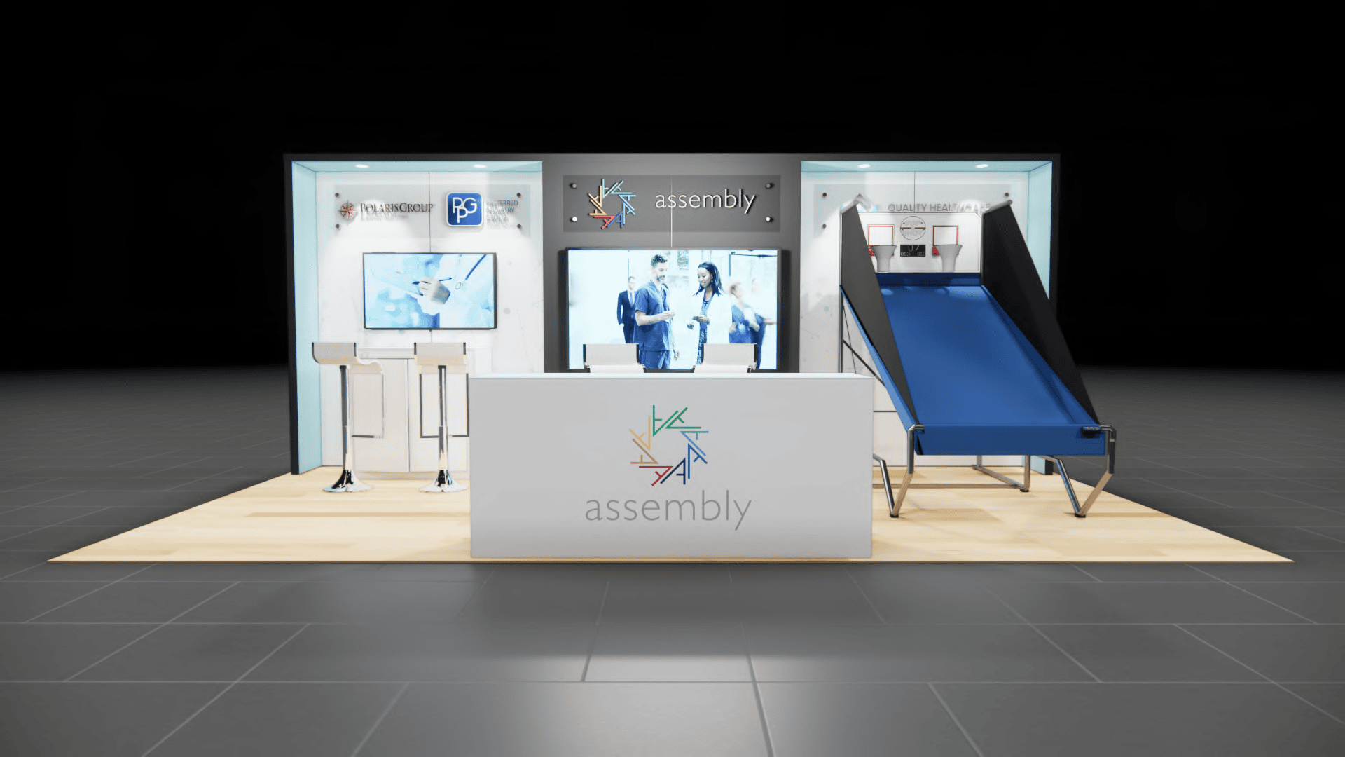 10 x 20 Chicago trade show booth rental – clinical lab expo