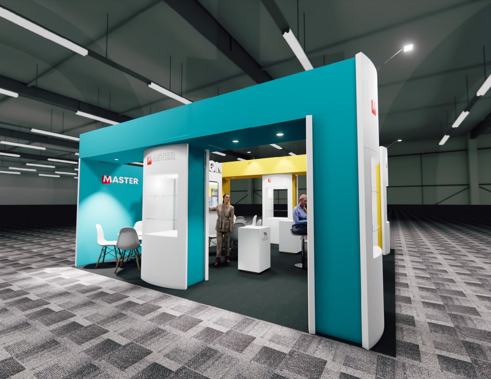 NGWA trade show booth - 20x20 Island display rental