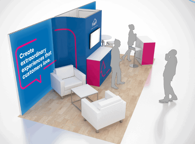 10 x 20 MWC Americas Display Rental