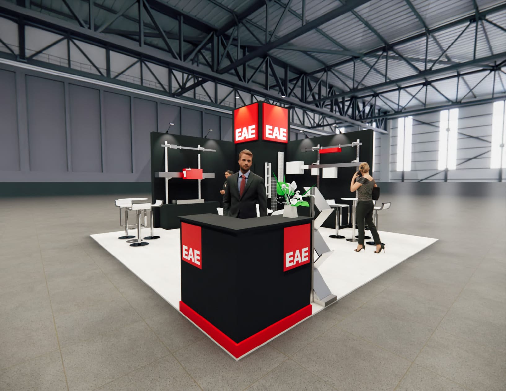 AAPEX trade show booth - 20x20 Expo