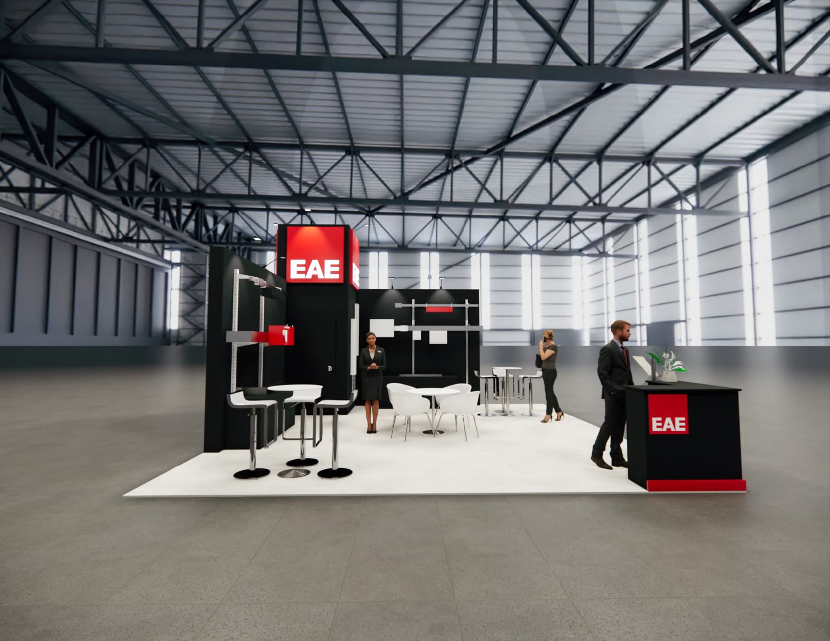 AAPEX trade show booth - 20x20 Expo