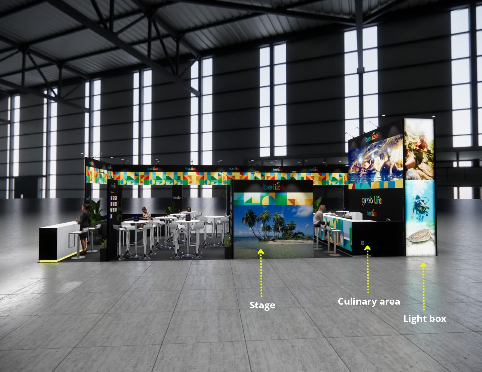 IMEX 20 x 40 trade show booth