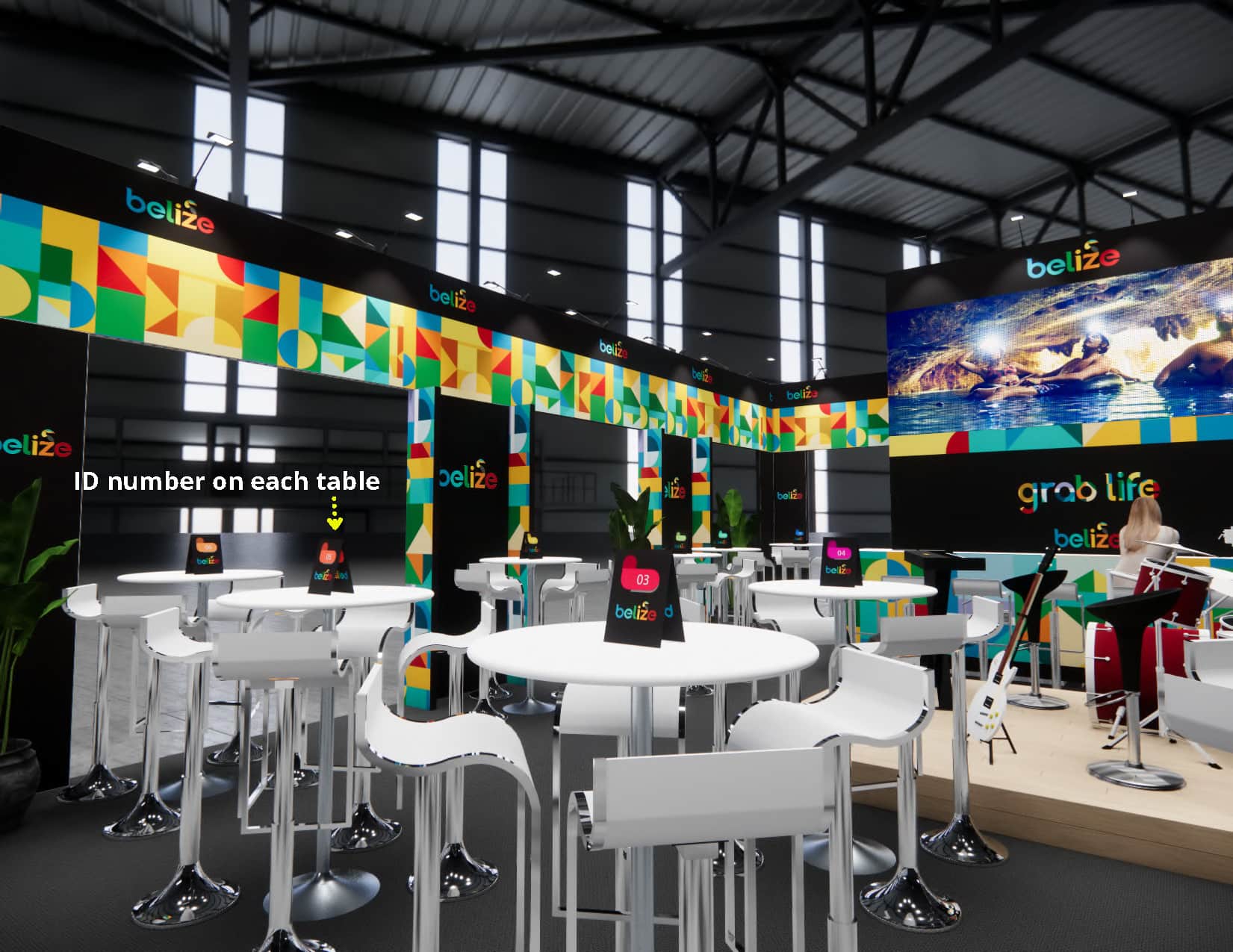 IMEX 20 x 40 trade show booth